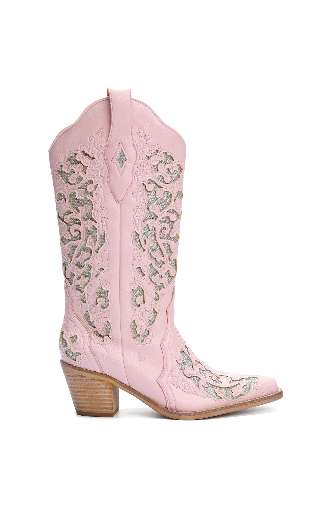 Laredo Pink Inlay Boots