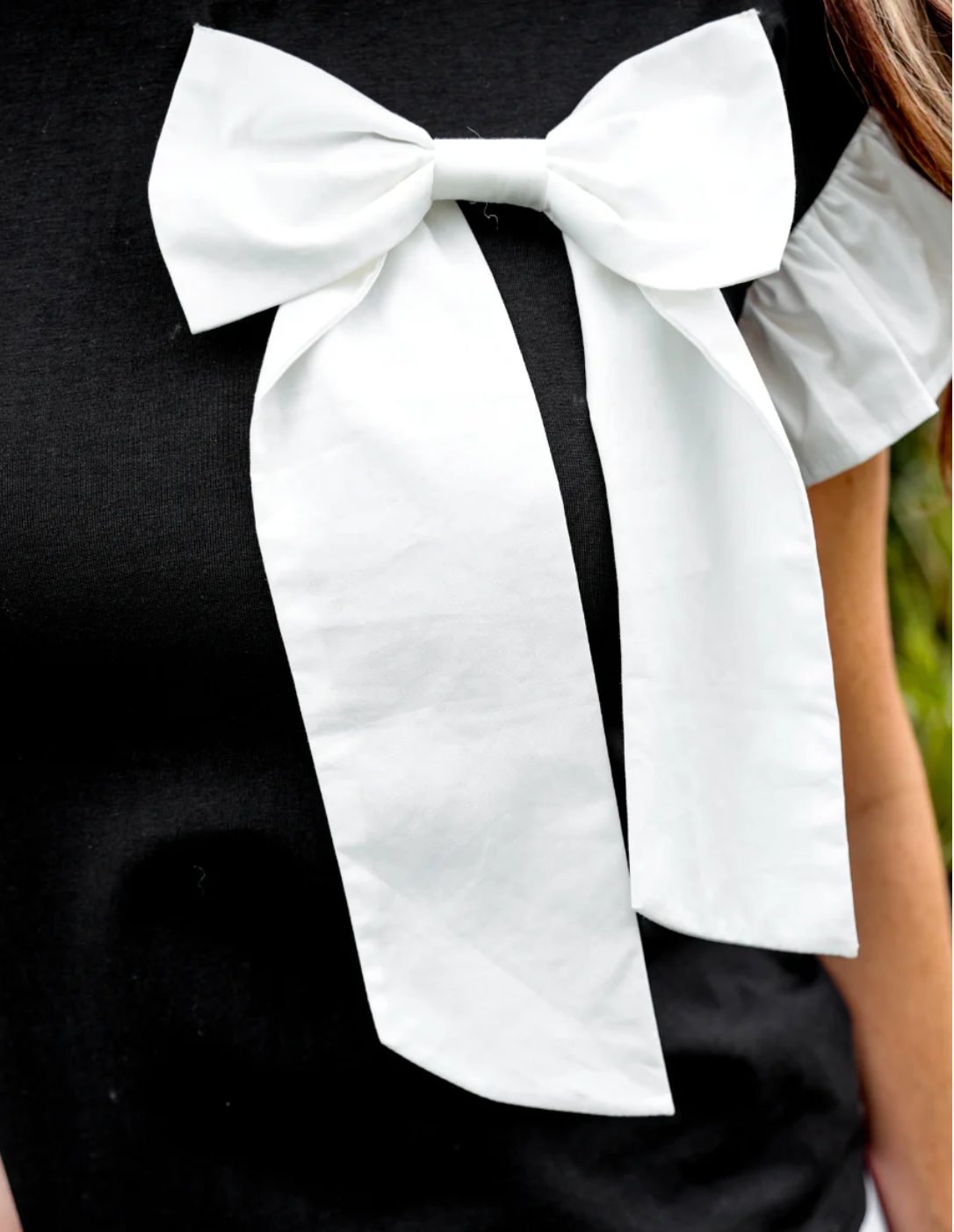 Endless Bow Top in Black - Rural Haze