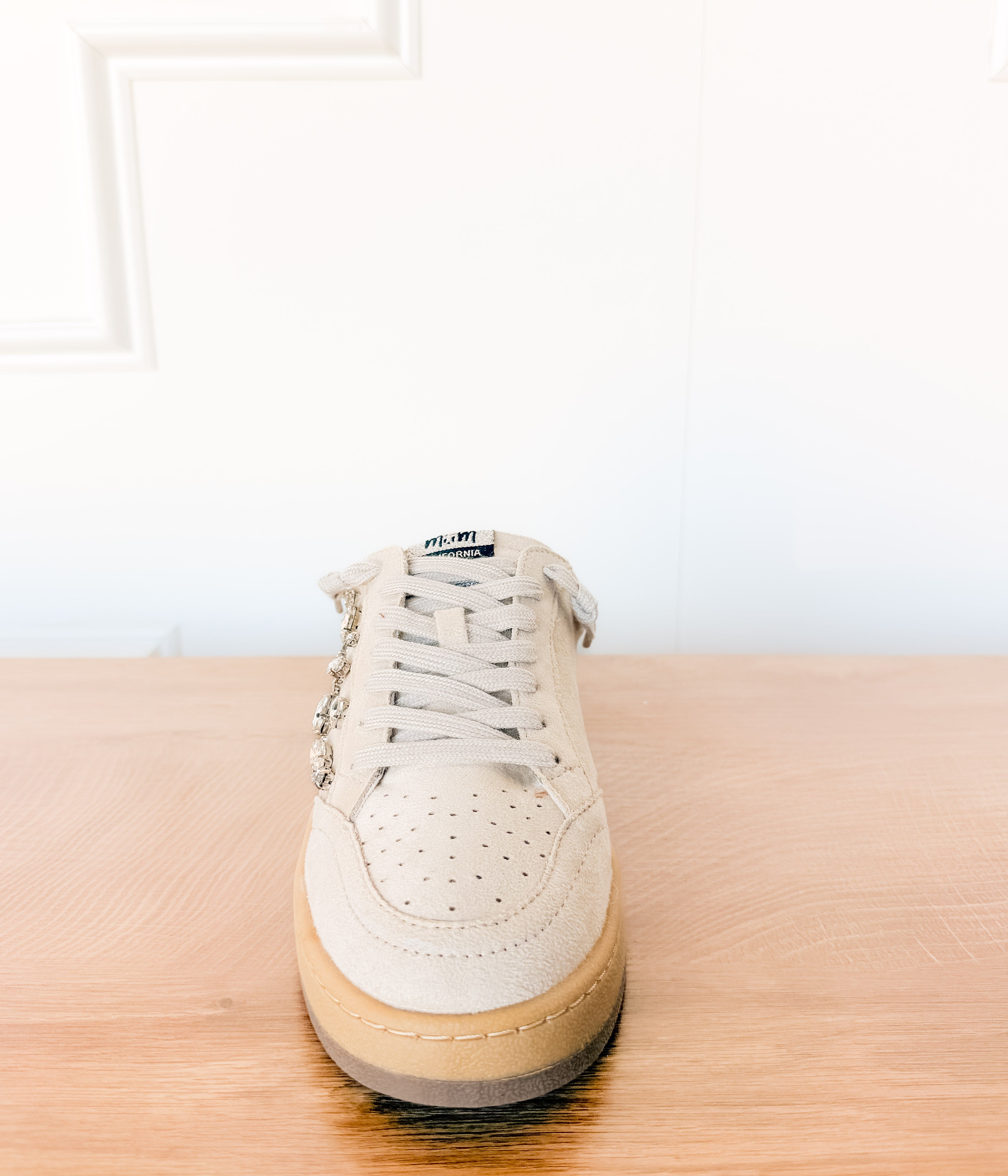 Aloka Jewel Slip On Sneaker in Off White