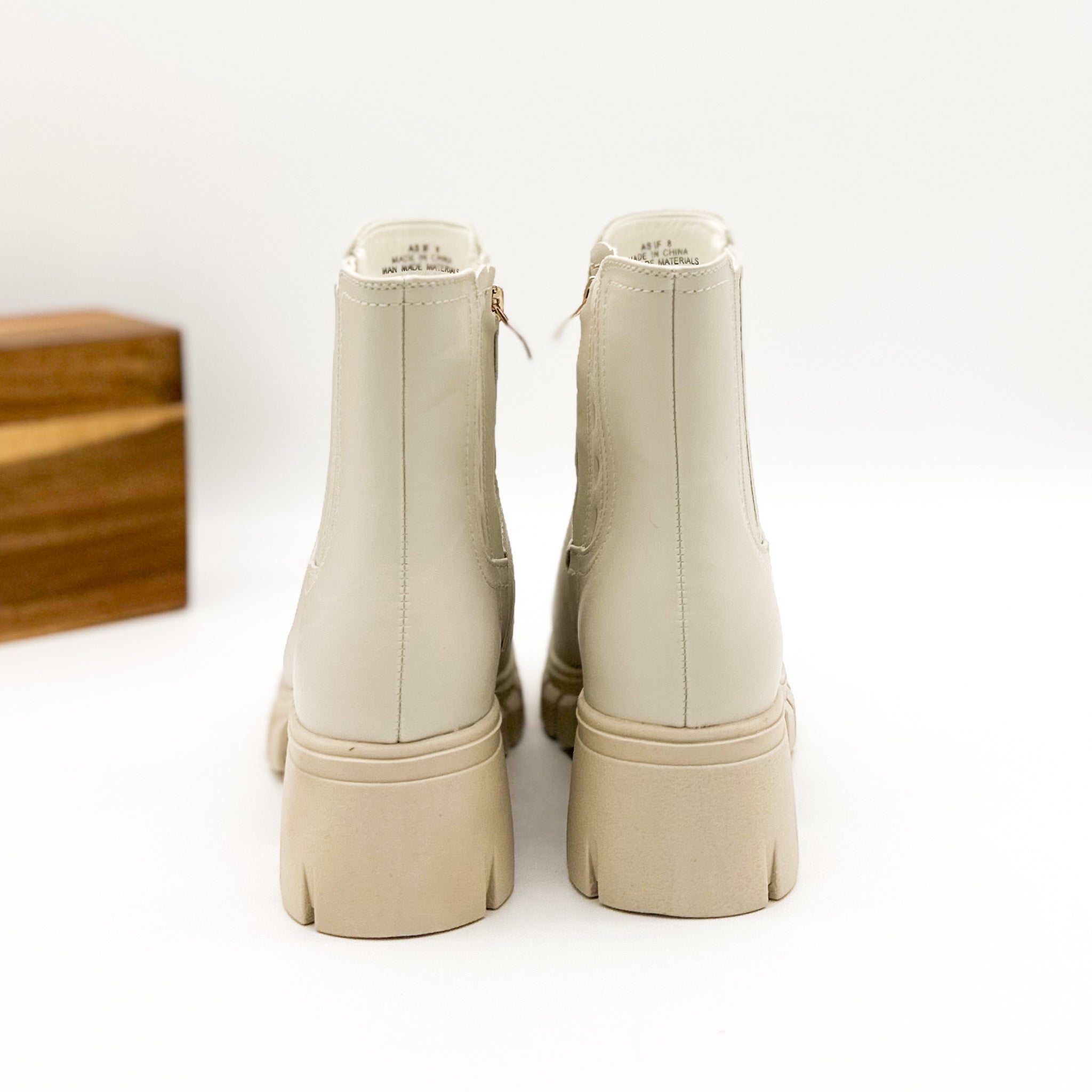 As If Ankle Boot in Ivory