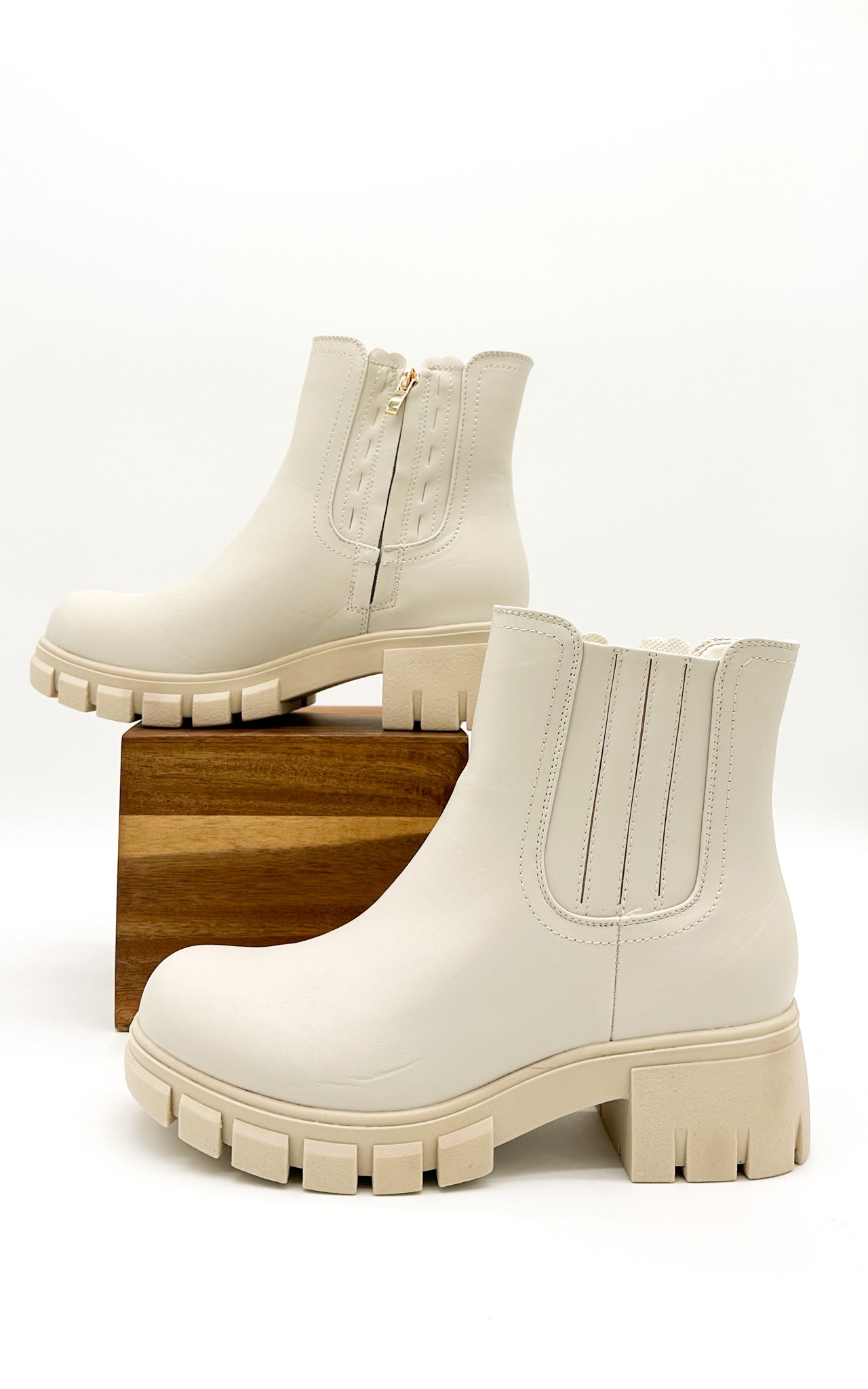 As If Ankle Boot in Ivory