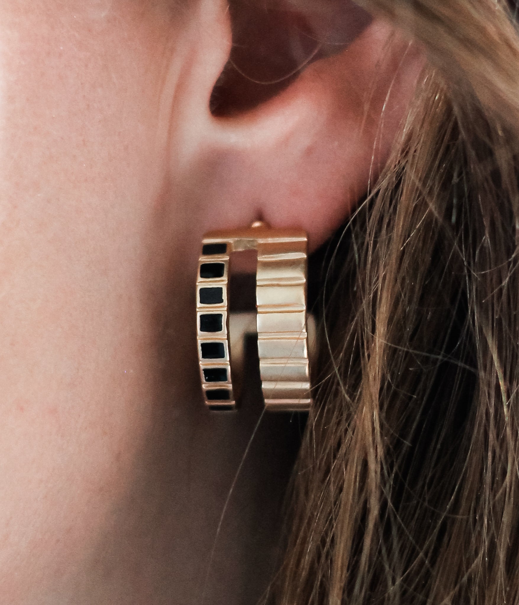 Ayden Gold Hoop Earrings