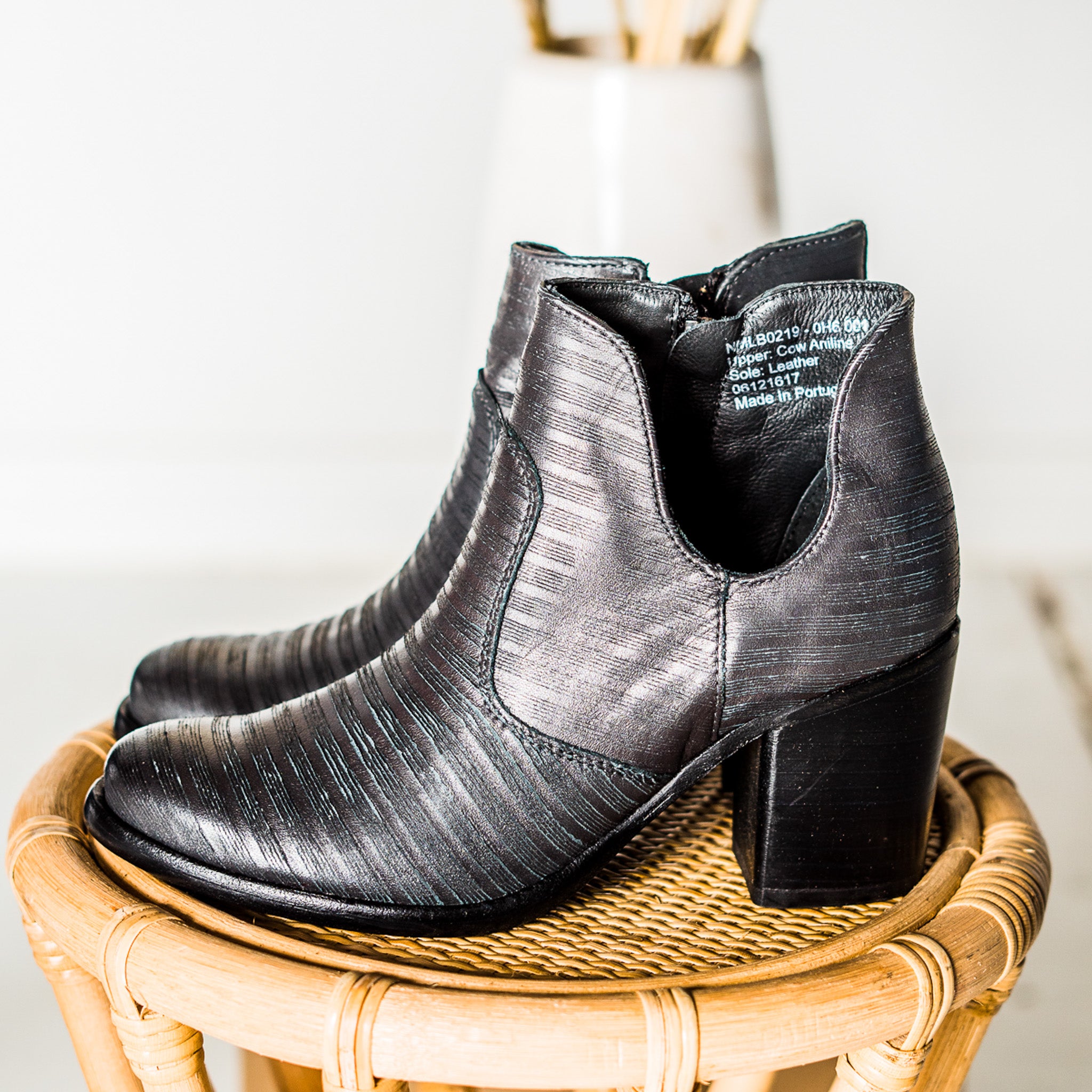 Blurred Lines Ankle Boot in Black - Rural Haze