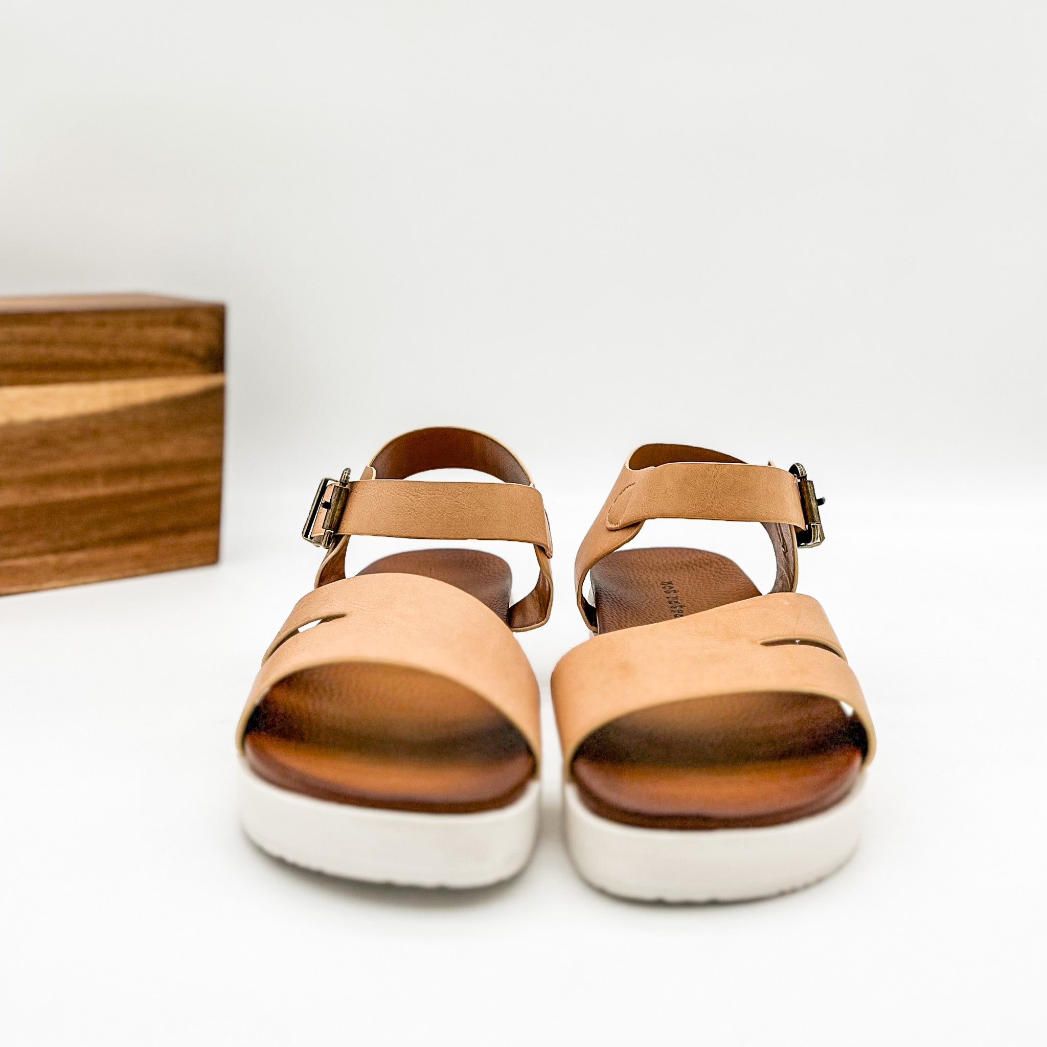 Not Rated Carmel Sandals in Nude