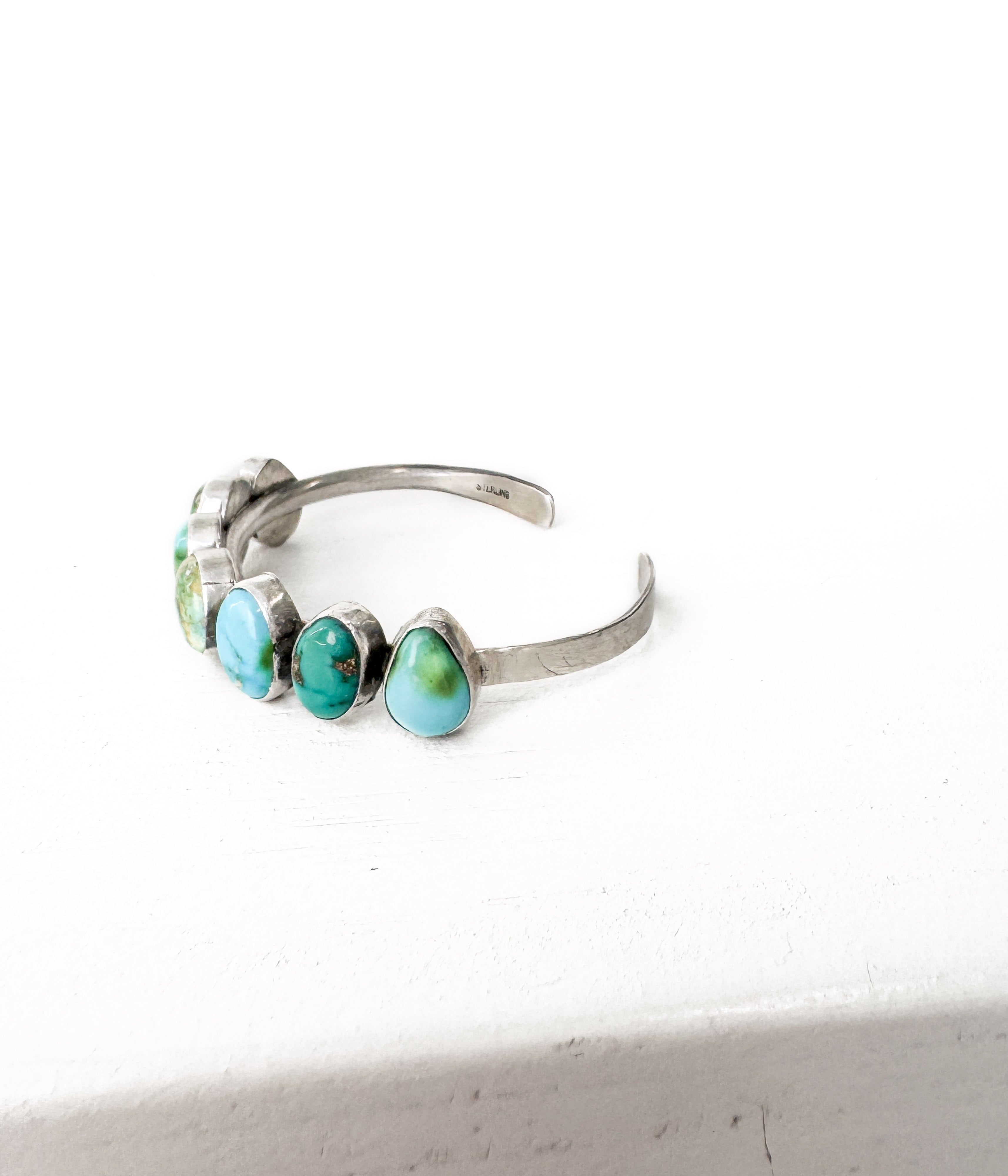 7 Stone Kingman Turquoise Cuff