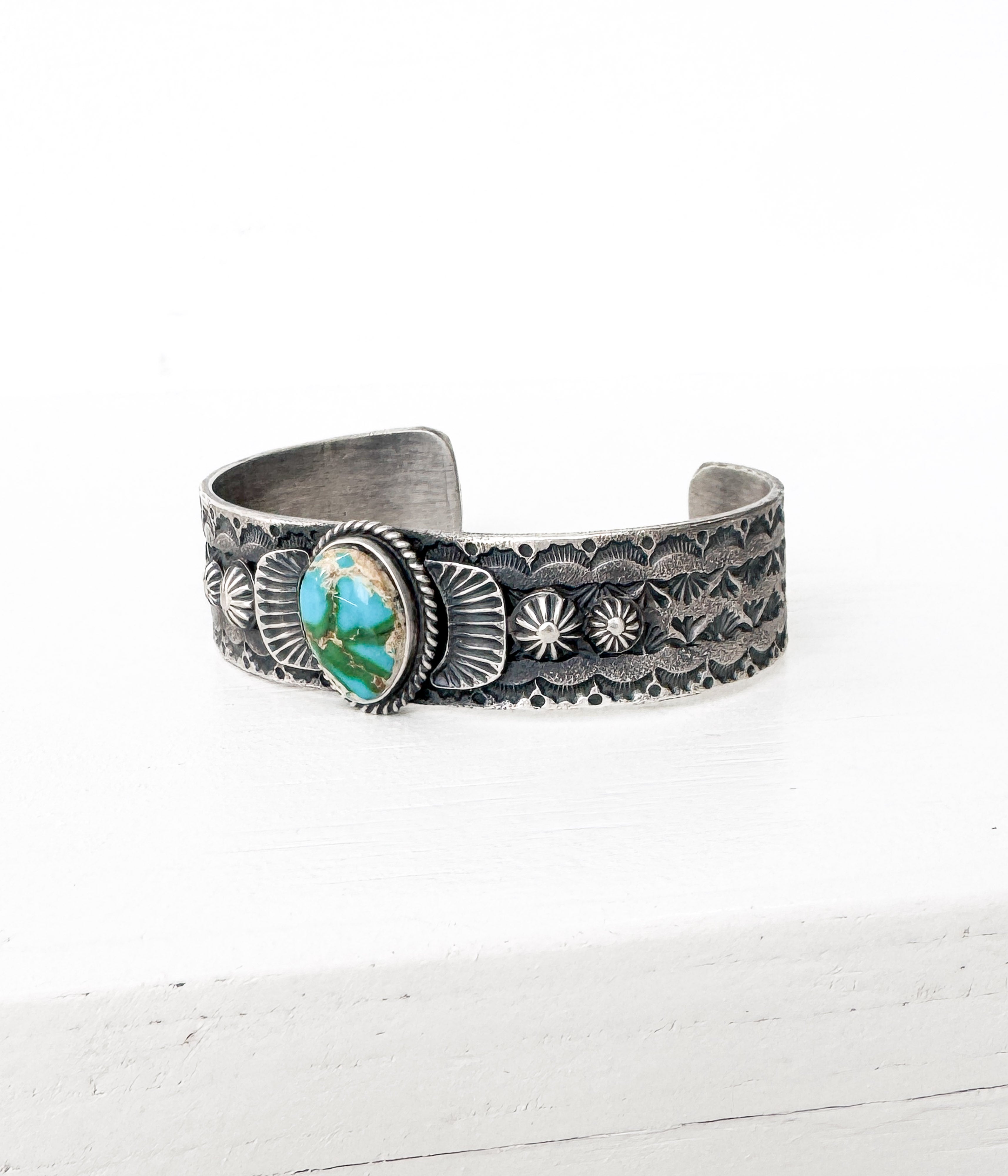 Scalloped Navajo Statement Cuff