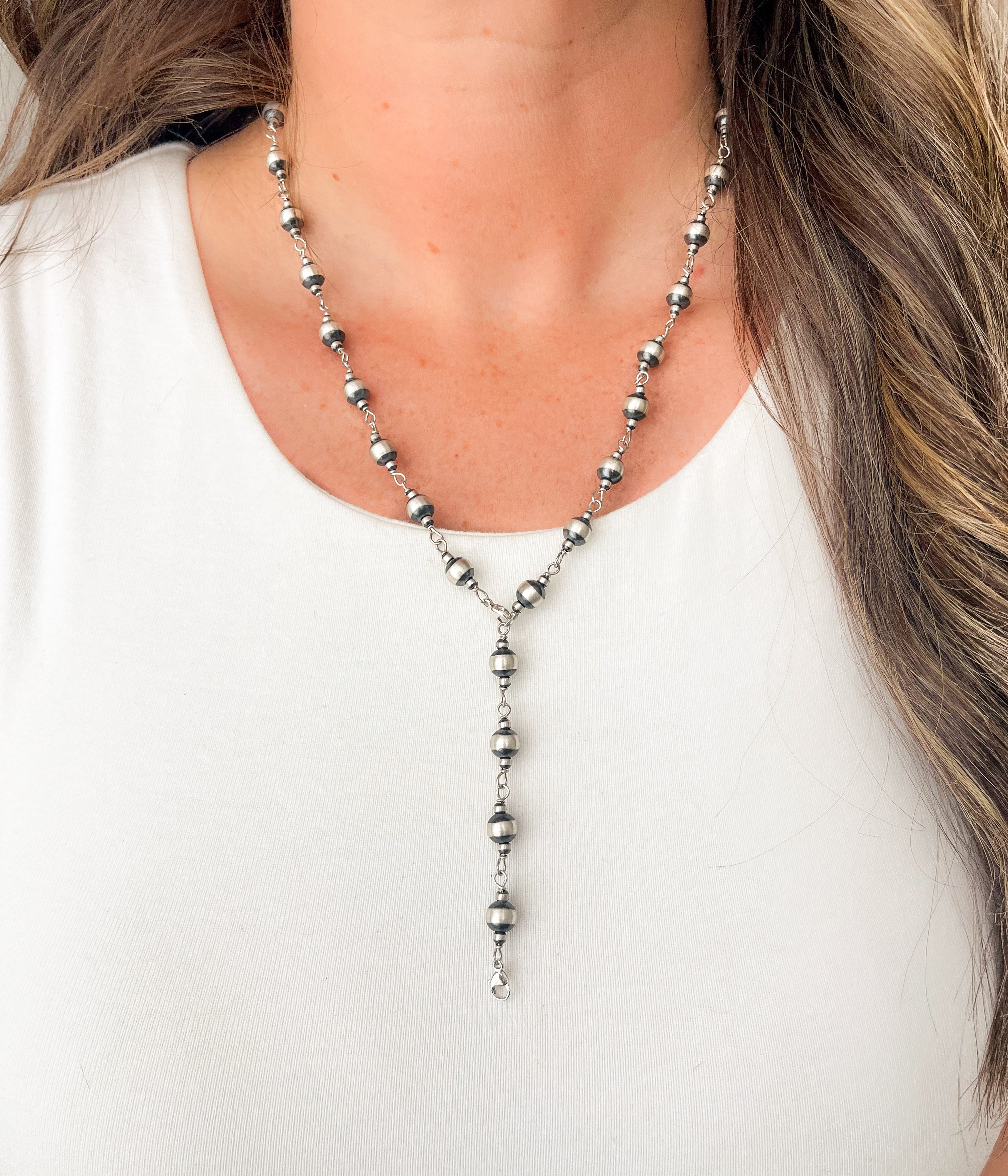 Navajo Pearl Adjustable Necklace