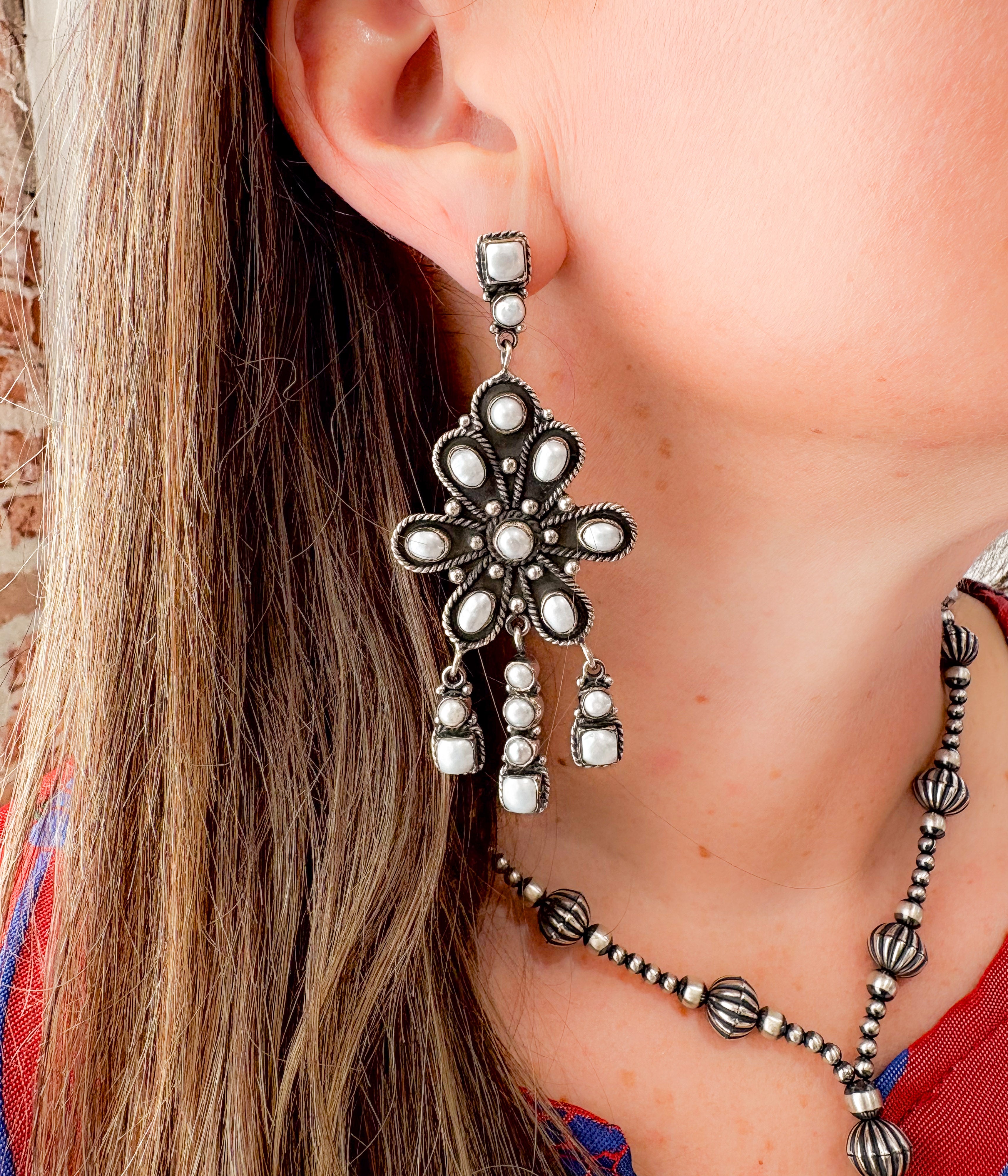 Pearl Chandelier Earrings