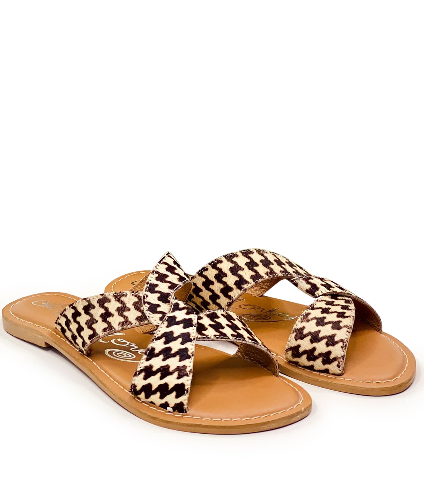 Conga Sandal in Cream/Black - Rural Haze