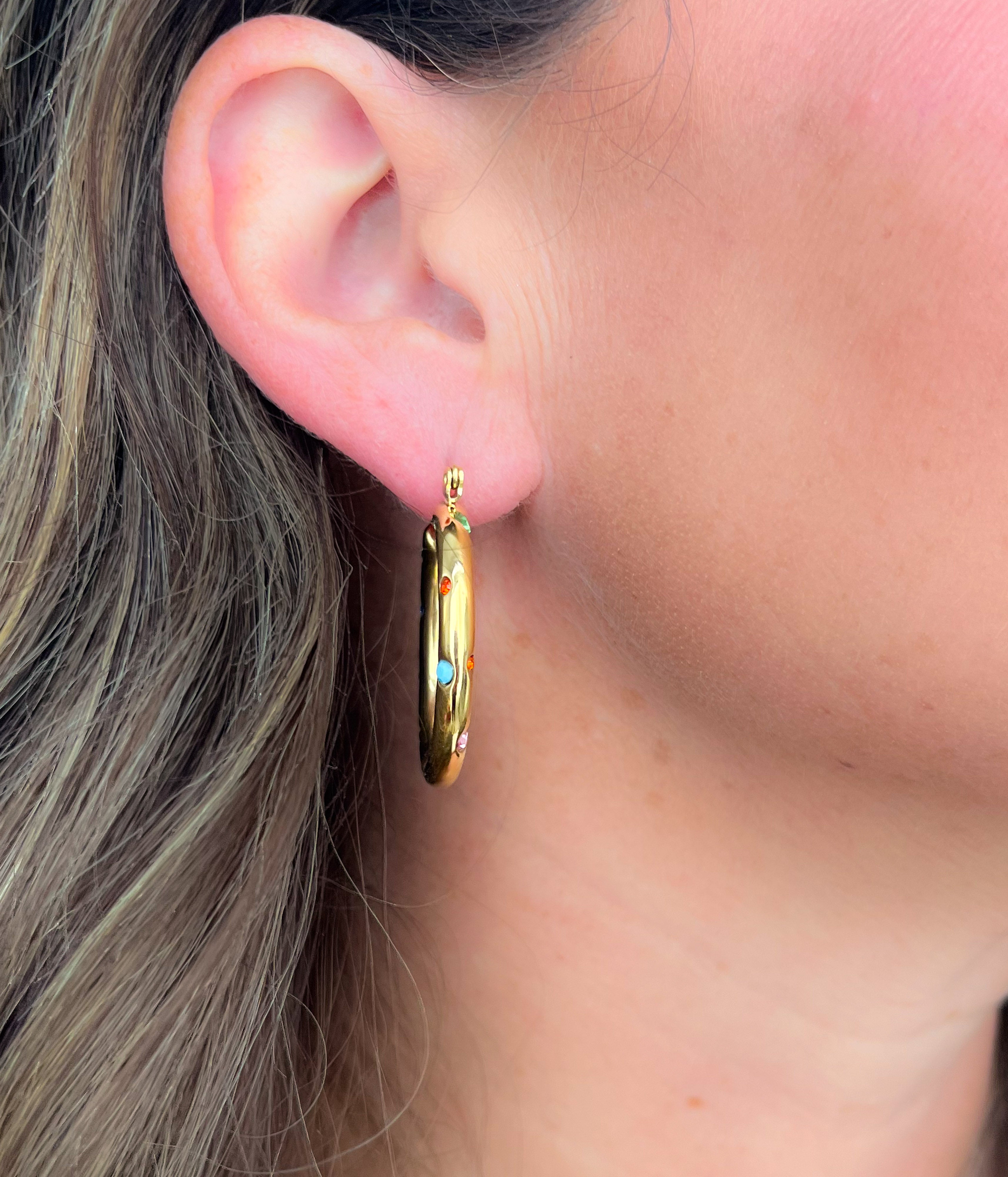 Pure Perfection Multicolor Hoops