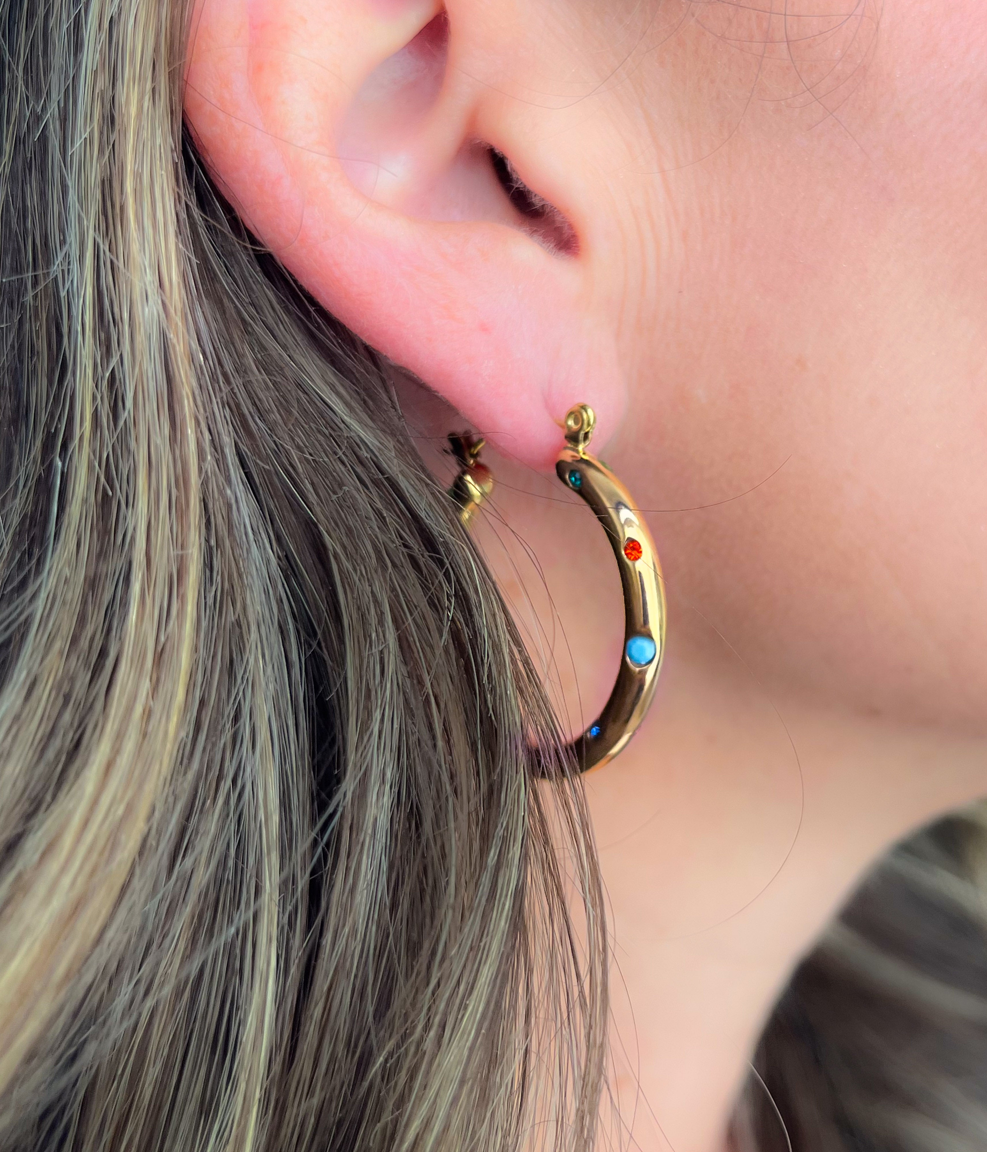 Pure Perfection Multicolor Hoops
