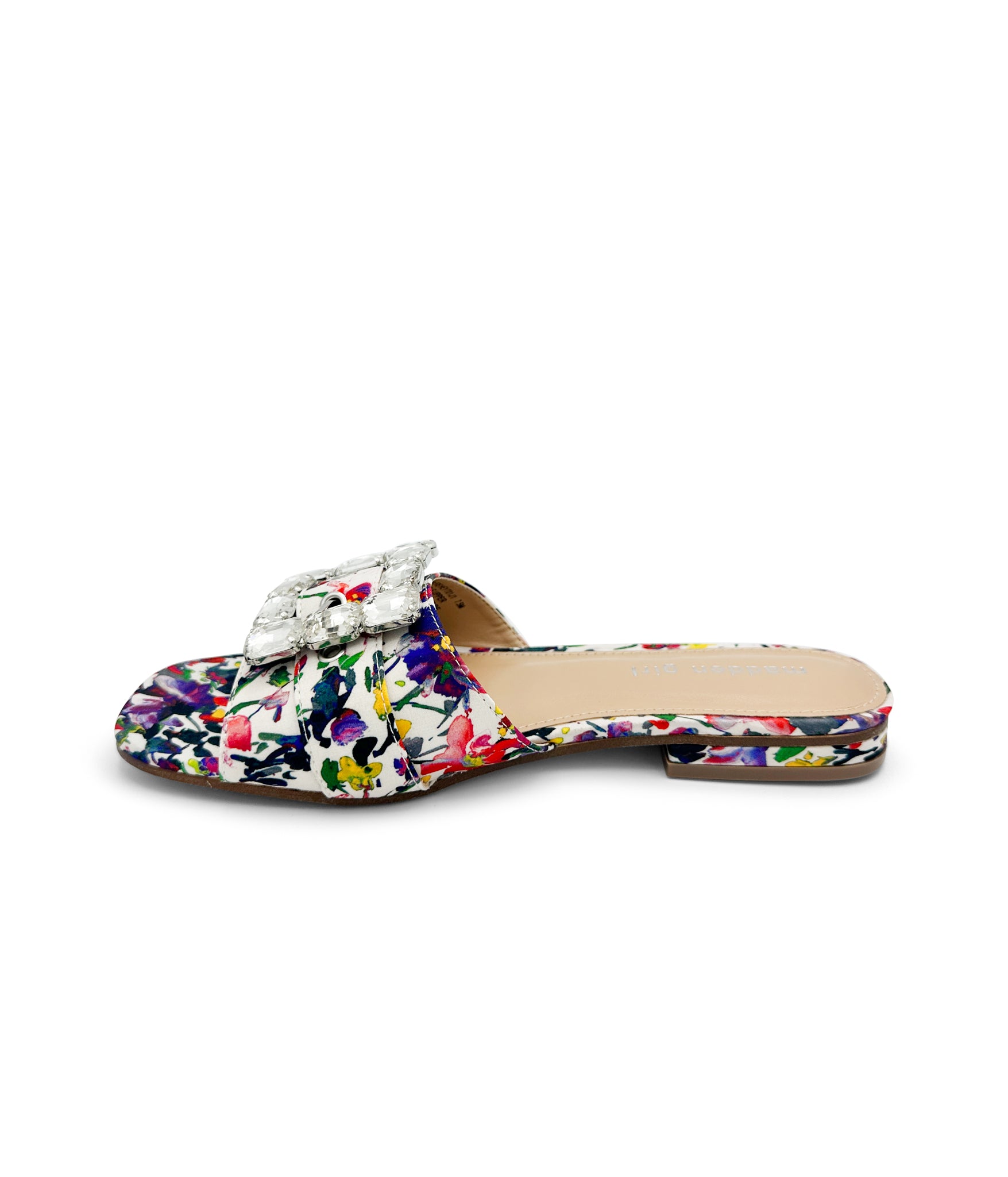 HeyThere Floral Sandals in White