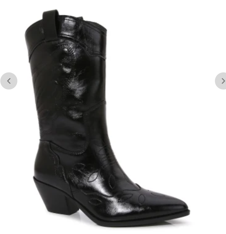 Myrtle Western Boot in Black