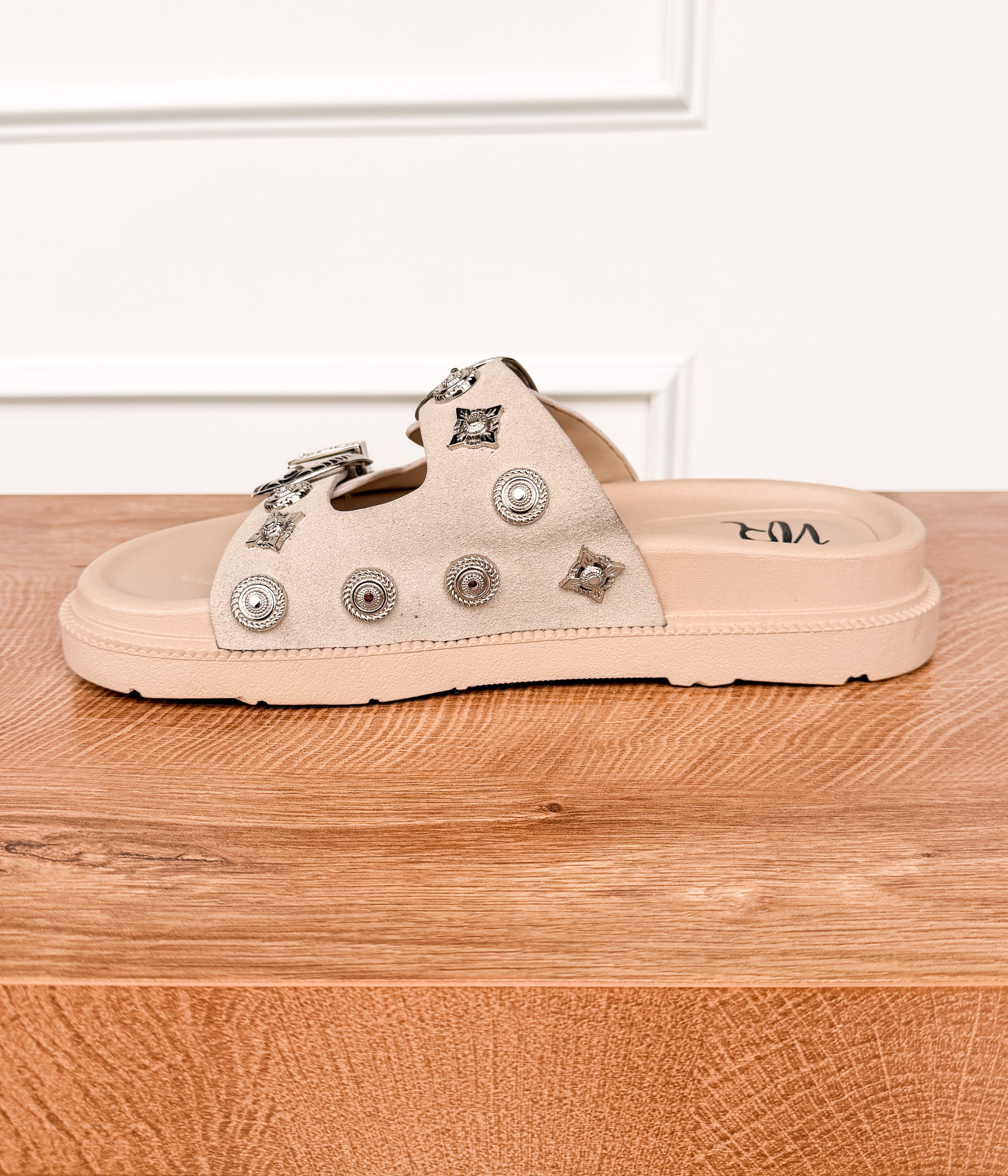 Isol Sandal in Cream - Rural Haze