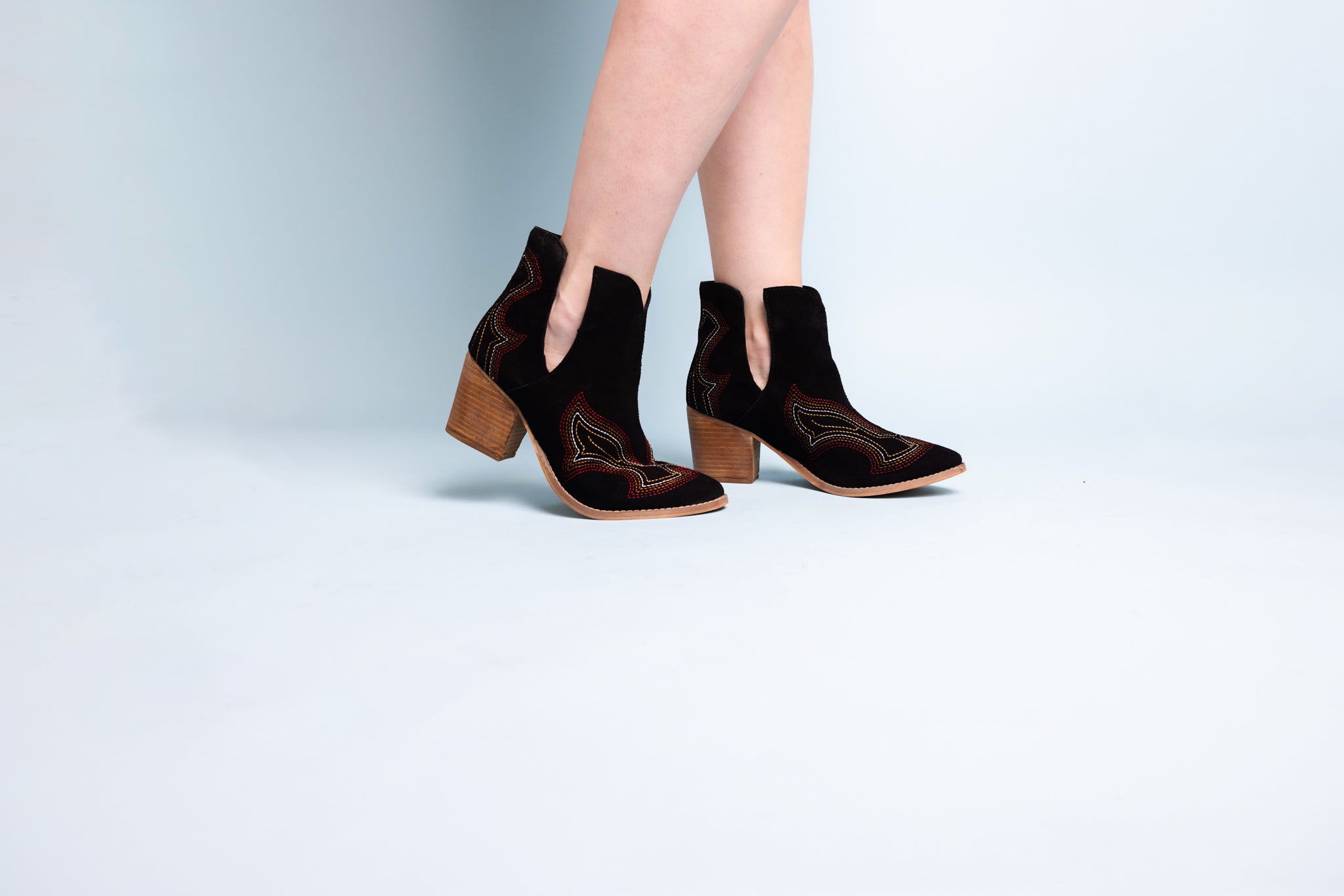 Journee Ankle Boots in Black - Rural Haze