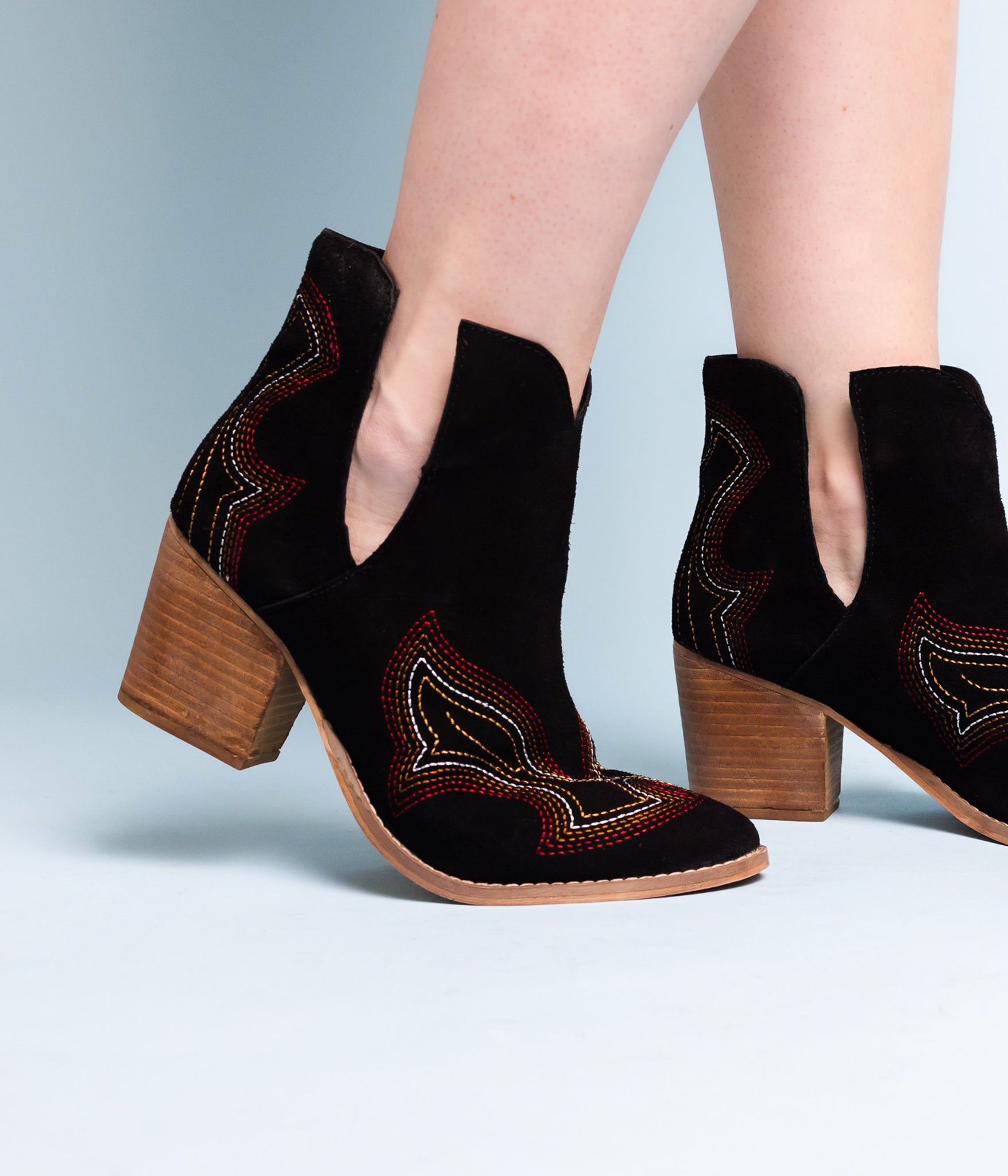 Journee Ankle Boots in Black - Rural Haze