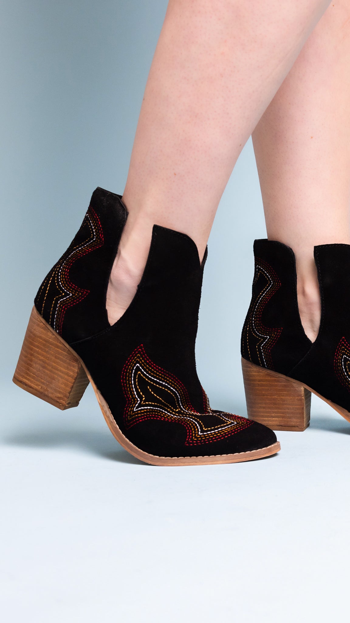 Journee Ankle Boots in Black - Rural Haze