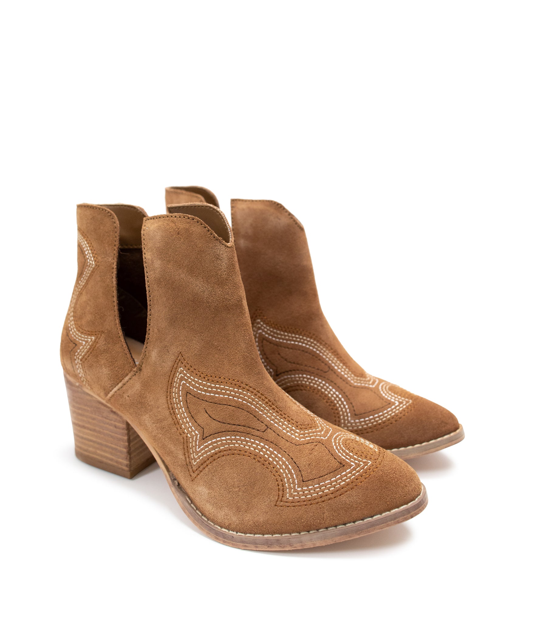 Journee Ankle Boots in Tan