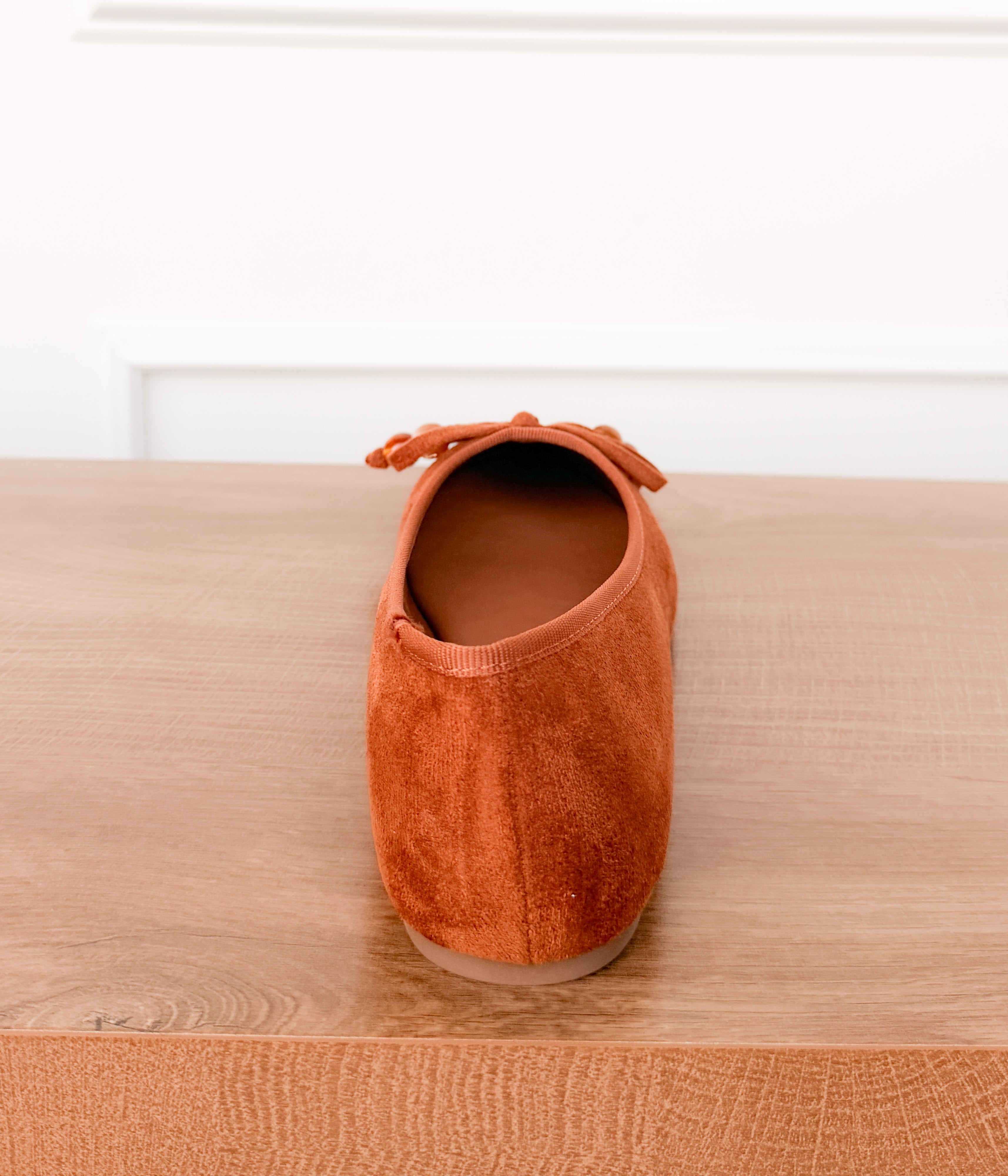 Leilani Beaded Ballet Flat in Tan