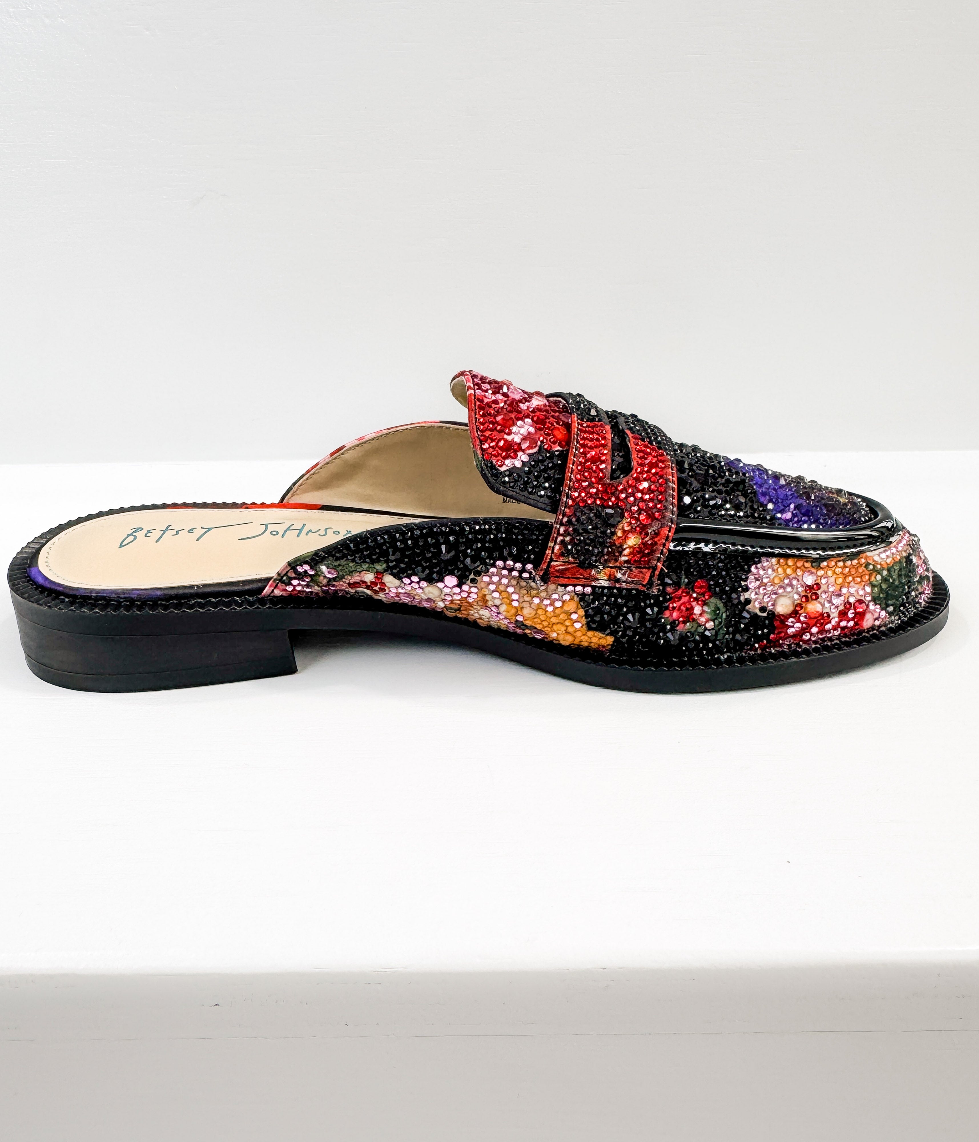 Liona Rhinestone Floral Loafer