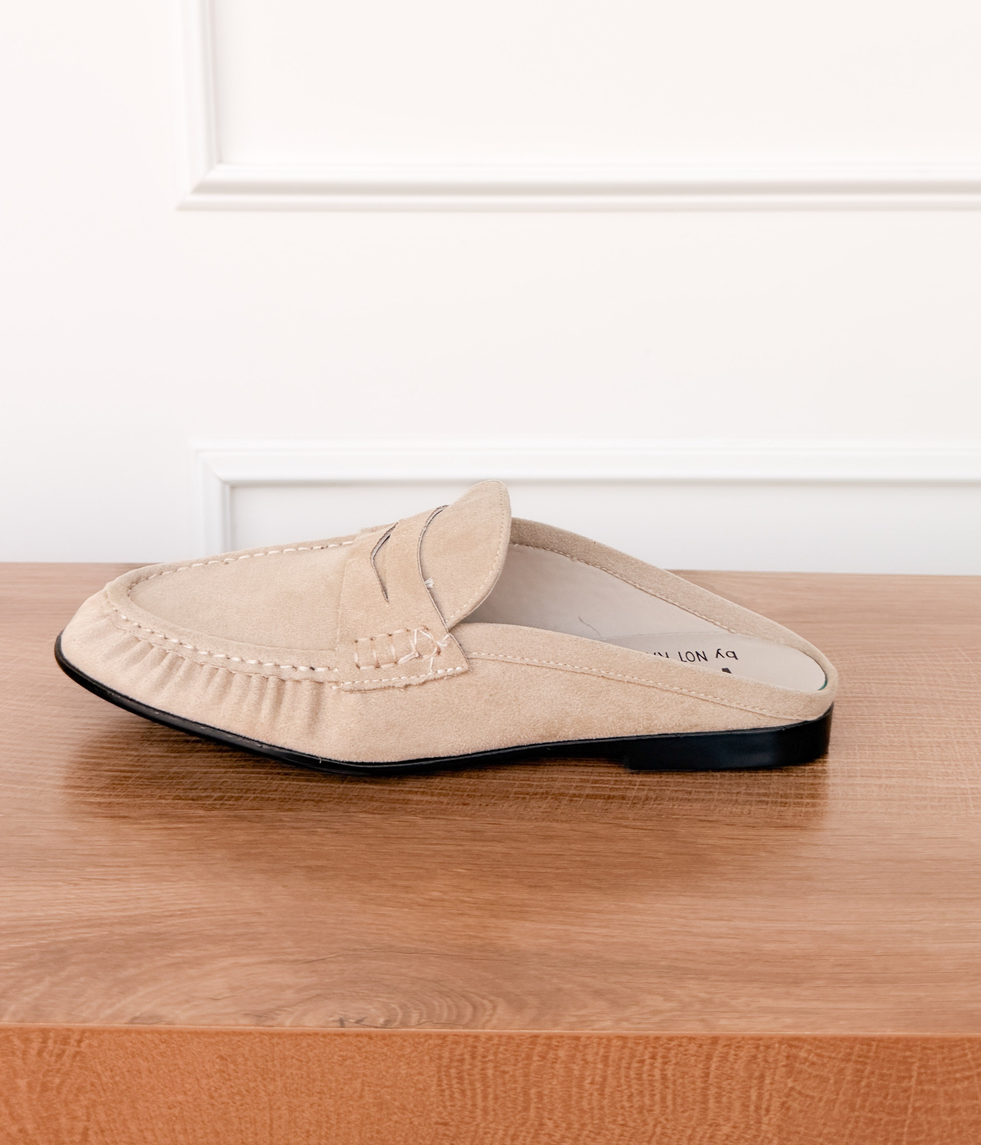 Margot Slide Loafer in Cream