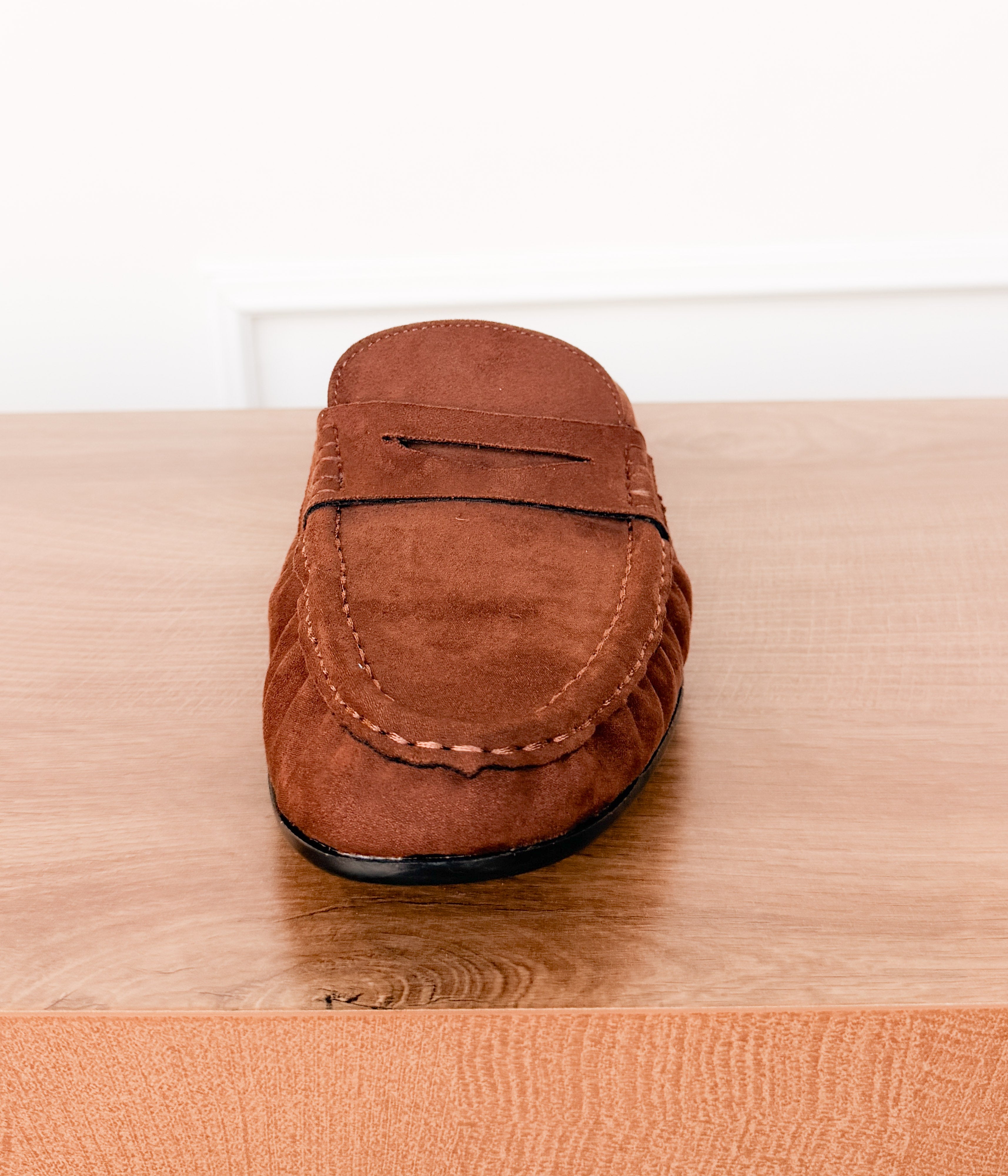Margot Slide Loafer in Chocolate
