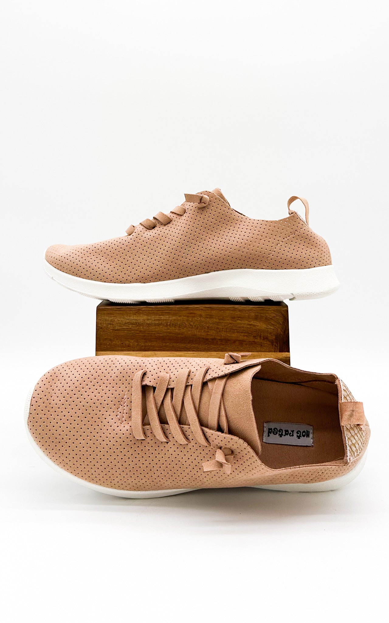 Not Rated Mayo Sneaker in Nude
