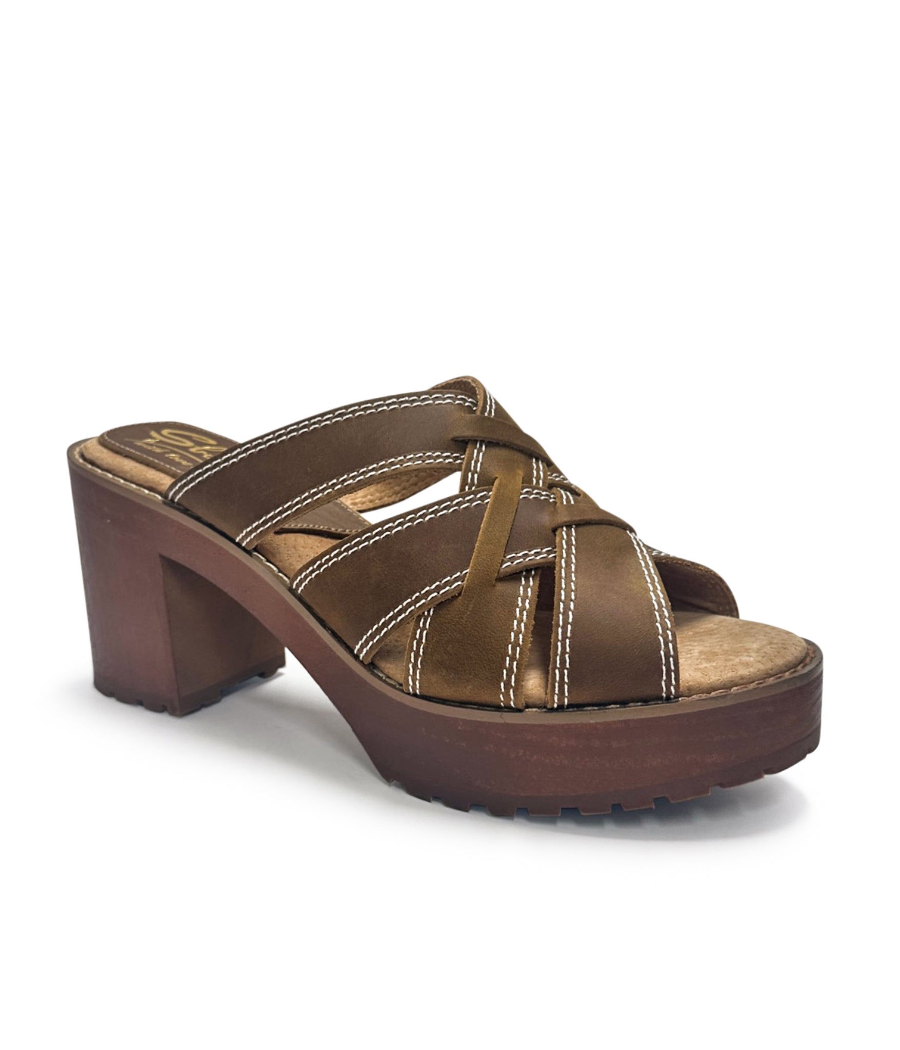 Norwood Suede Heeled Sandals in Chocolate