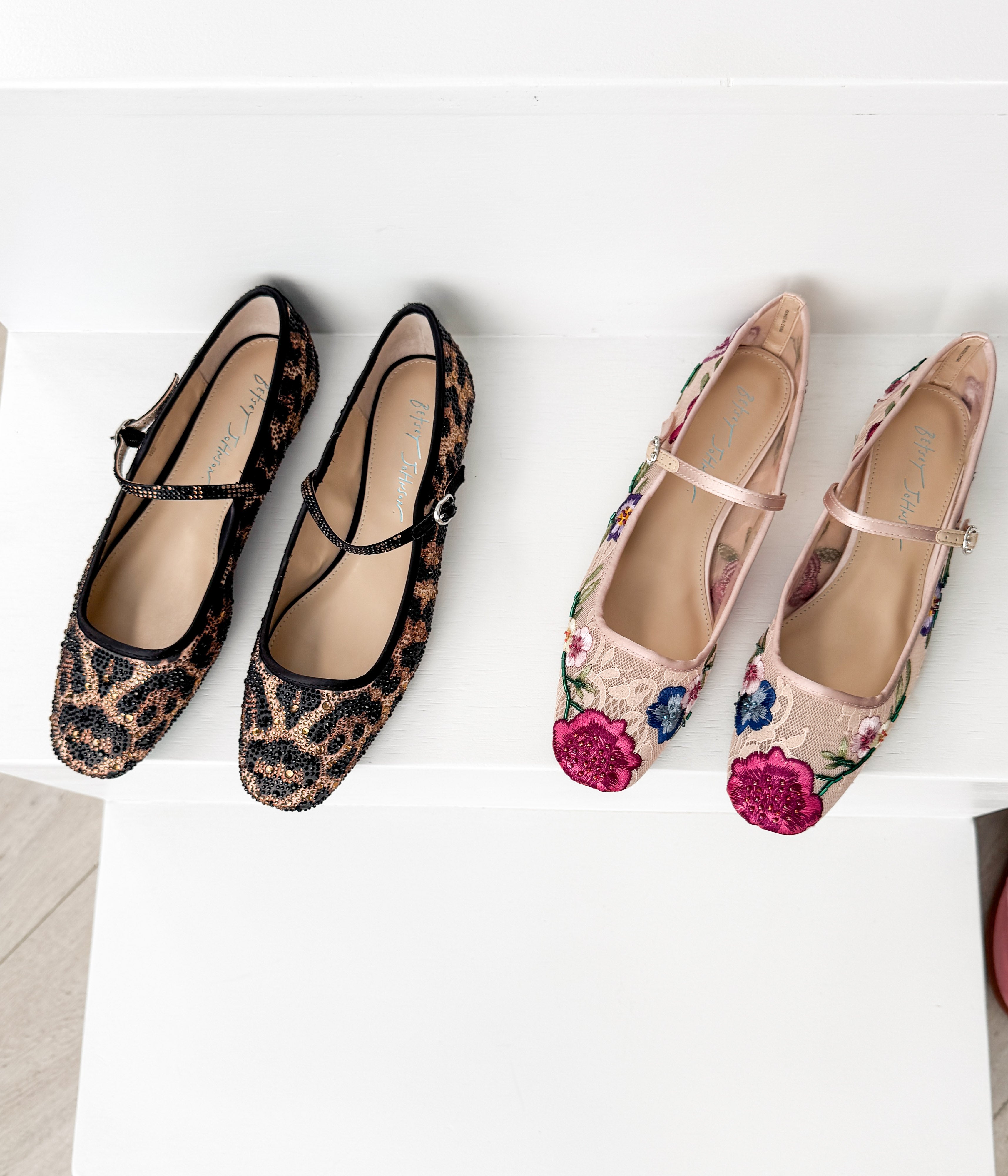 Nova Lace Flats in Blush