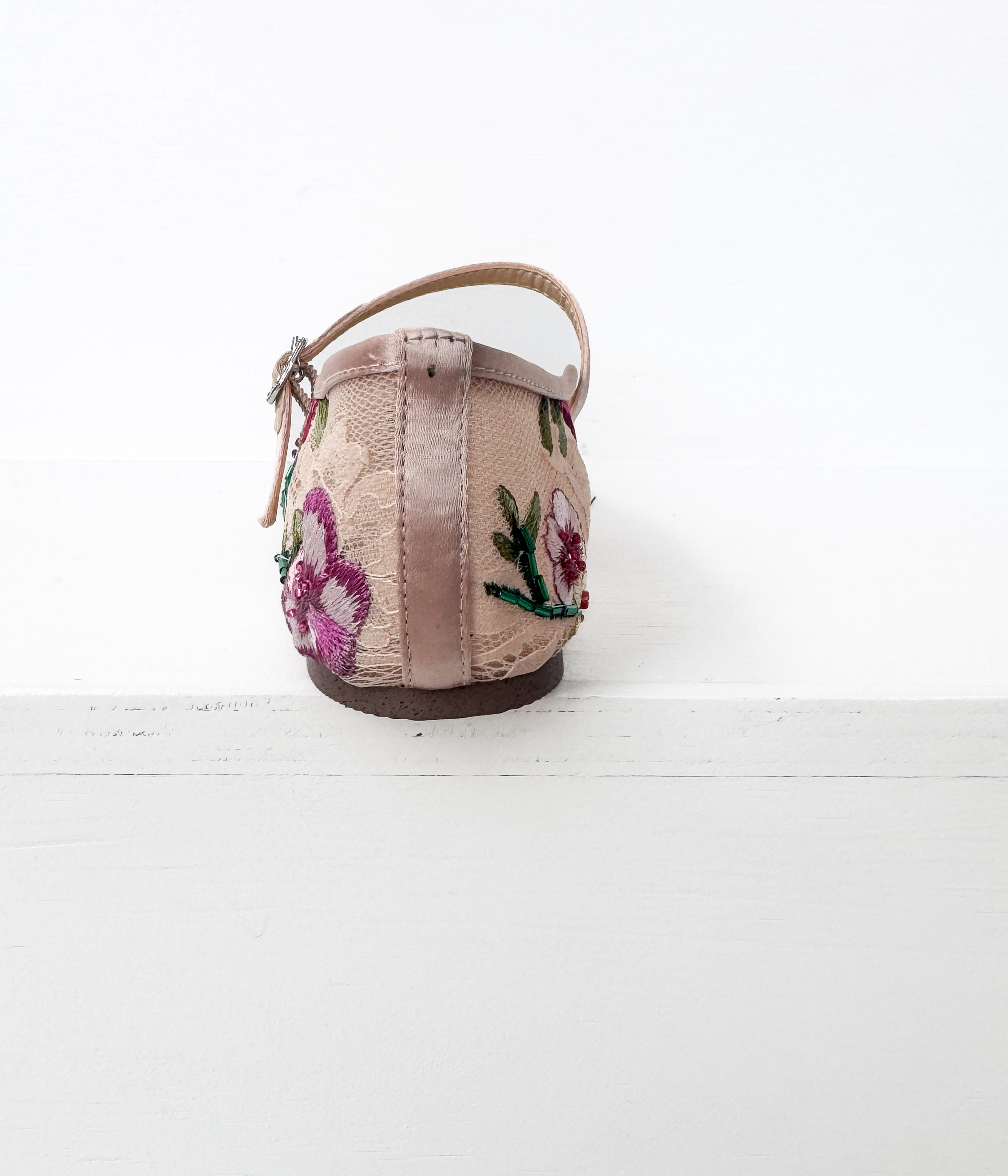 Nova Lace Flats in Blush