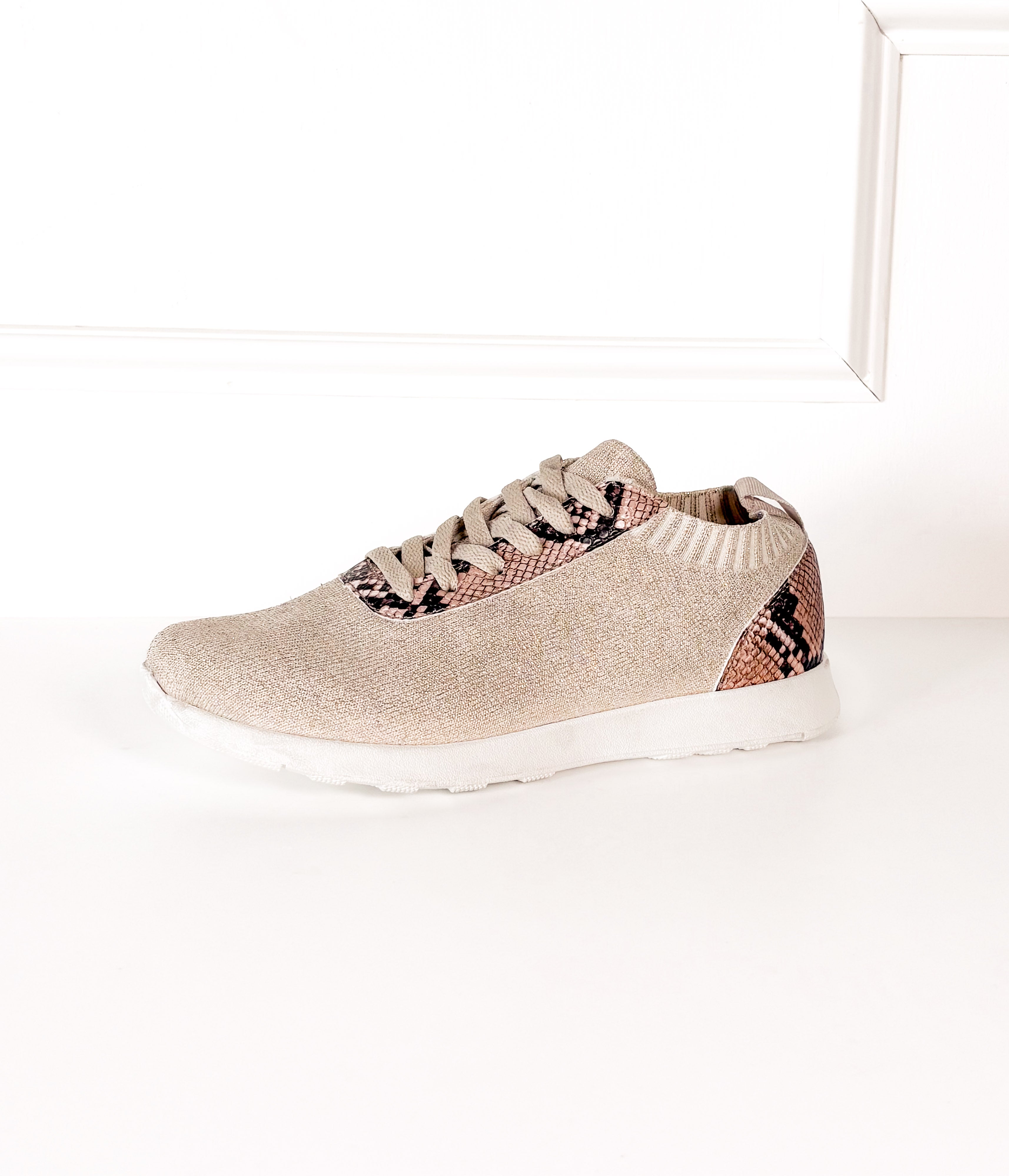 Novah Sneaker in Gold - Rural Haze