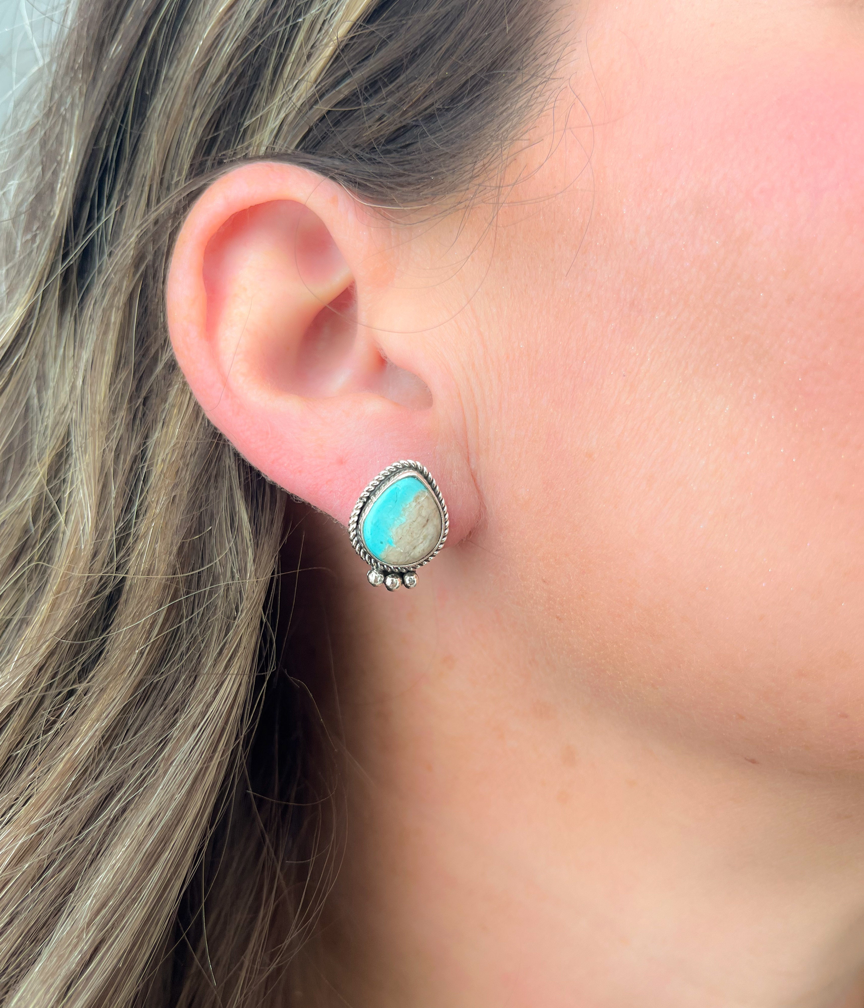Turquoise Teardrop Earrings