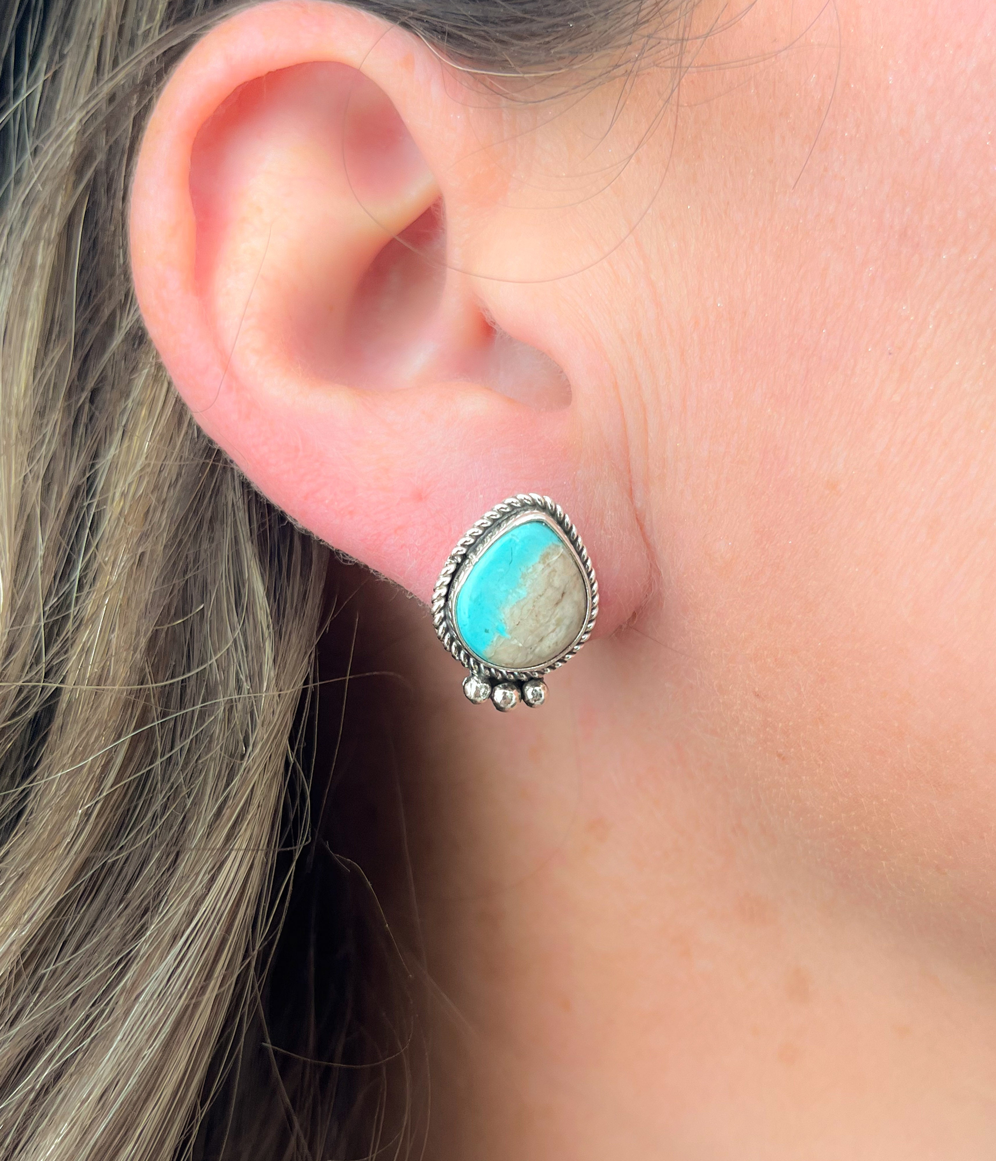 Turquoise Teardrop Earrings