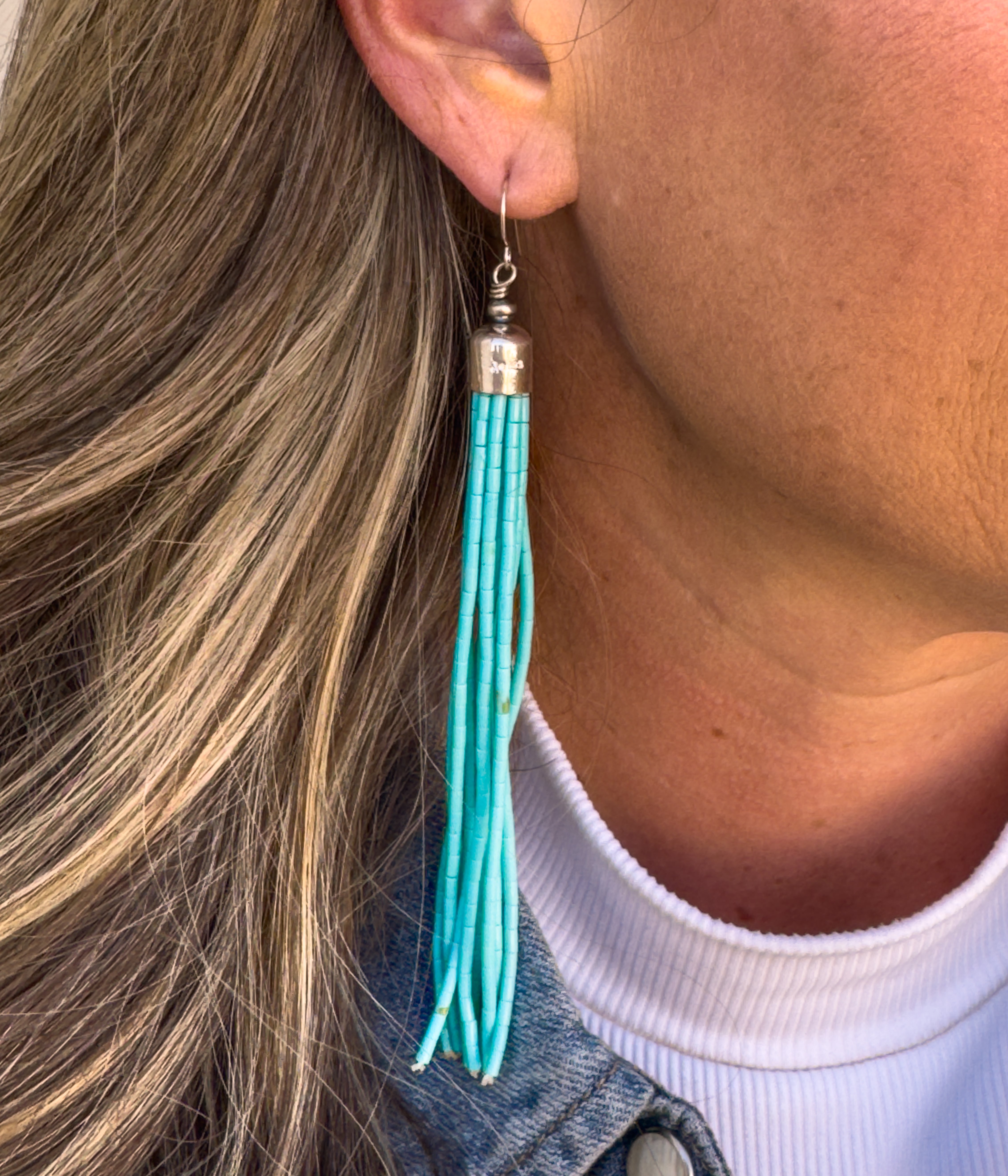 Ten Strand Turquoise Earrings - Rural Haze