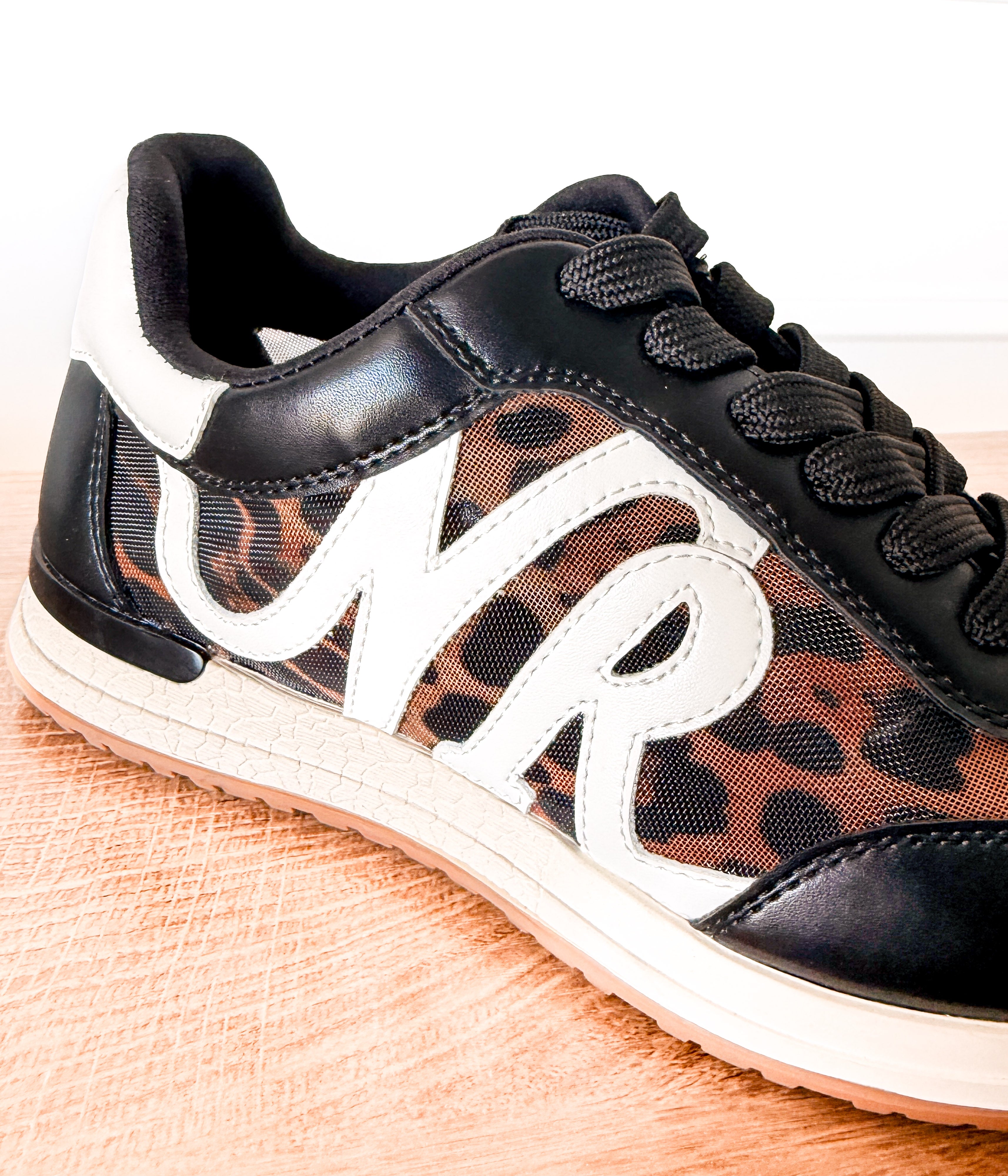 Olympia Sneaker in Leopard - Rural Haze