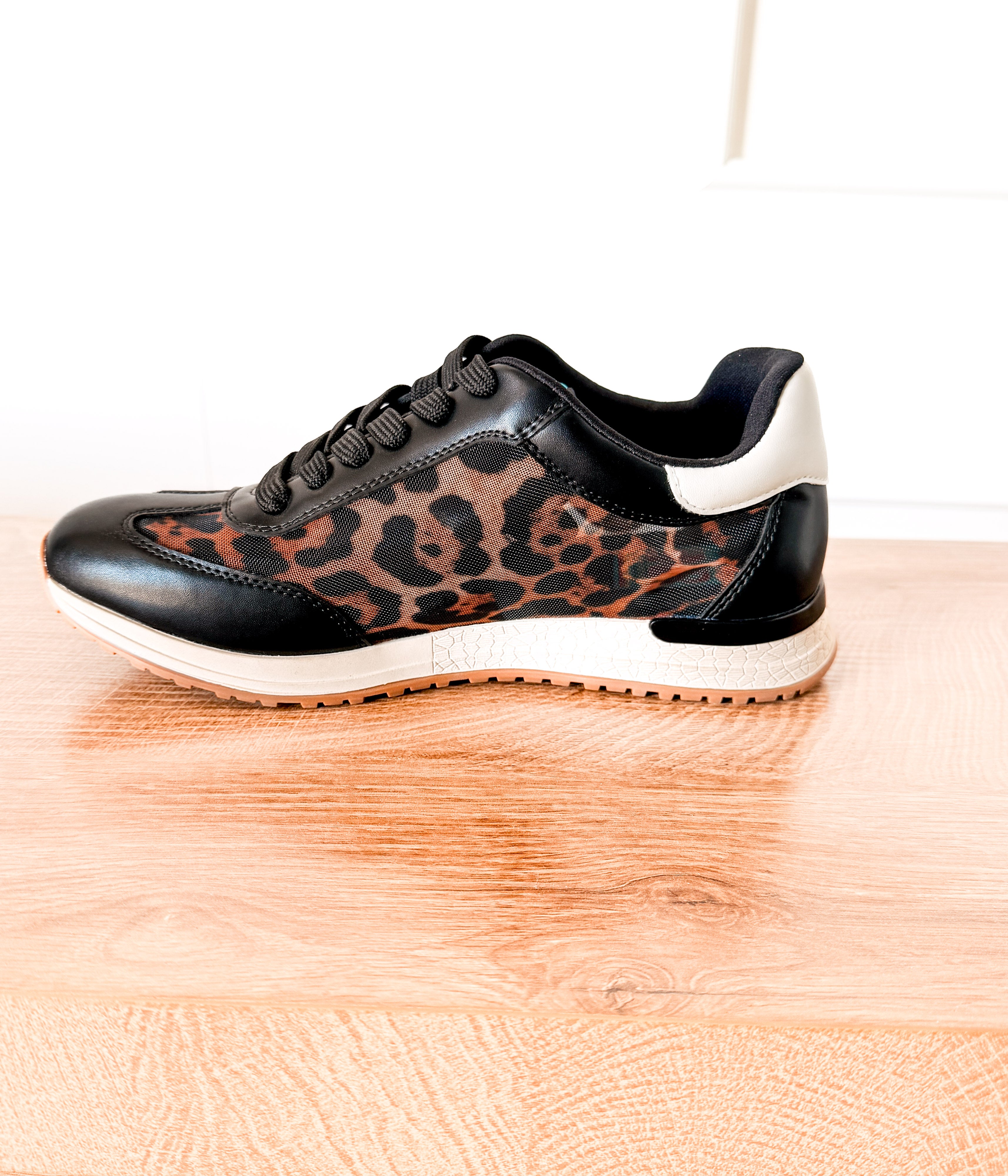 Olympia Sneaker in Leopard - Rural Haze