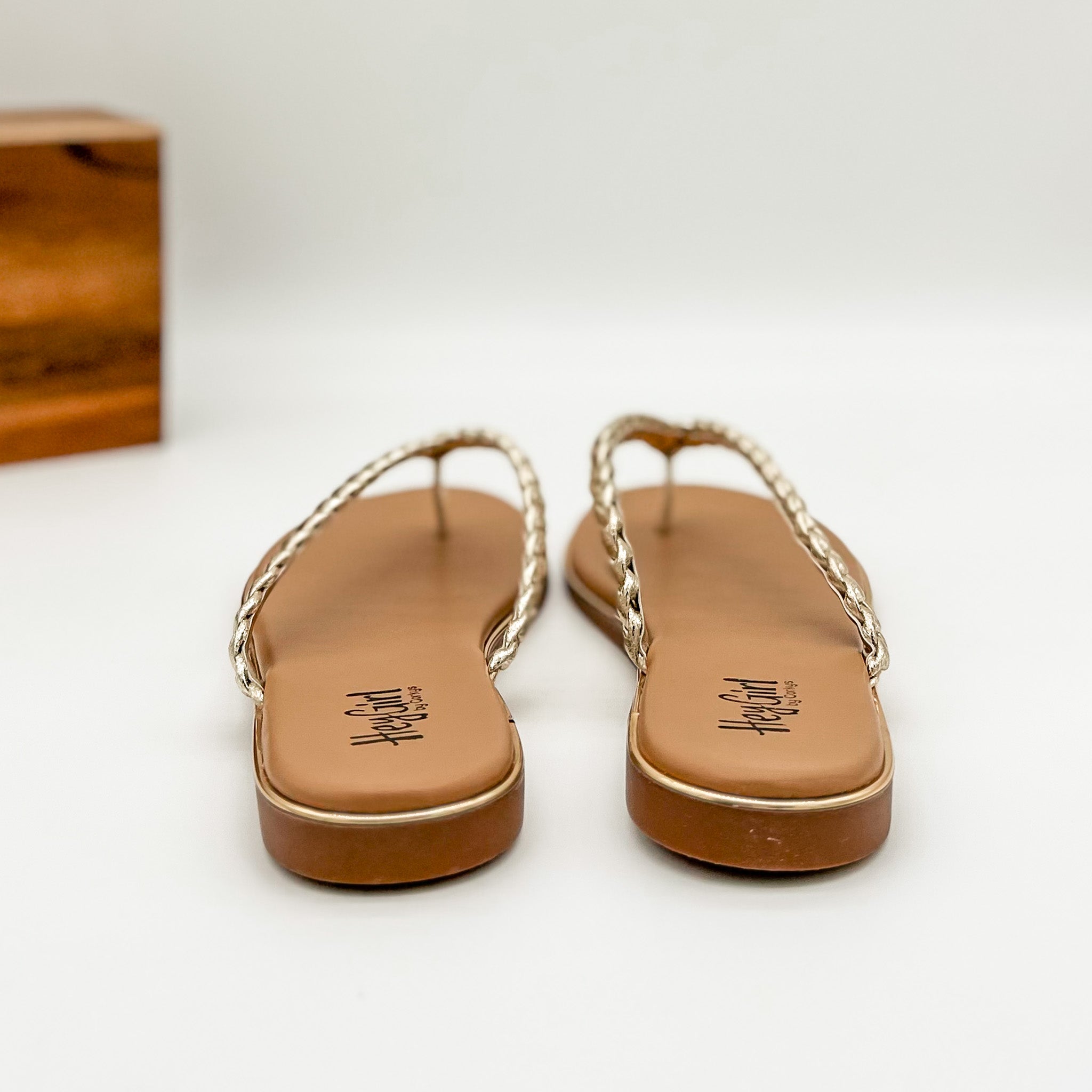 Corkys Pigtail Sandals in Gold
