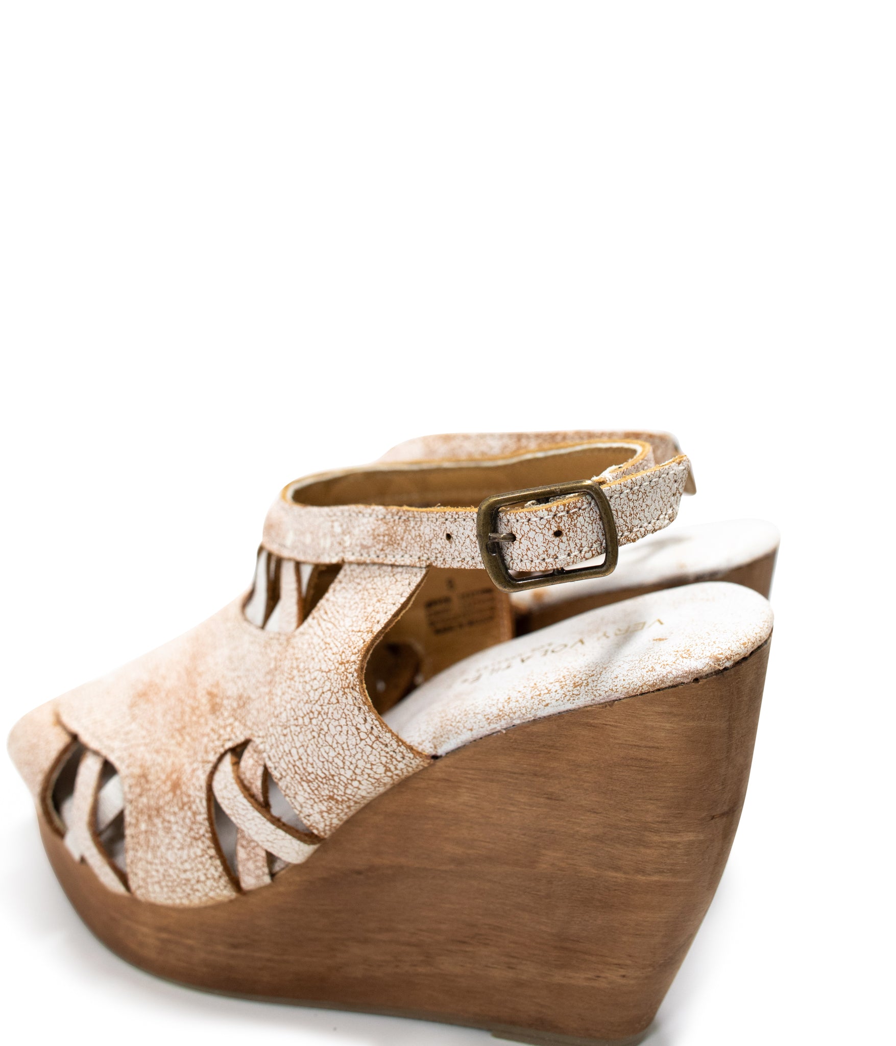 Rania Wedges in Off White