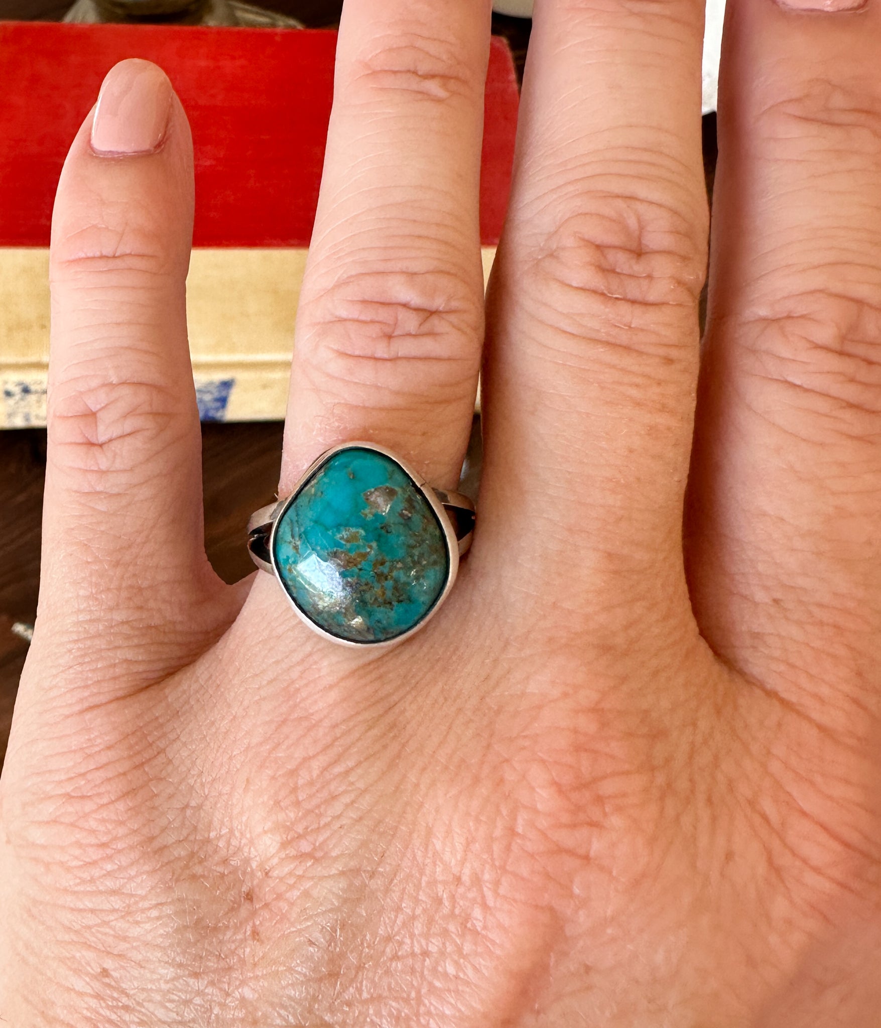 authentic turquoise ring navajo made