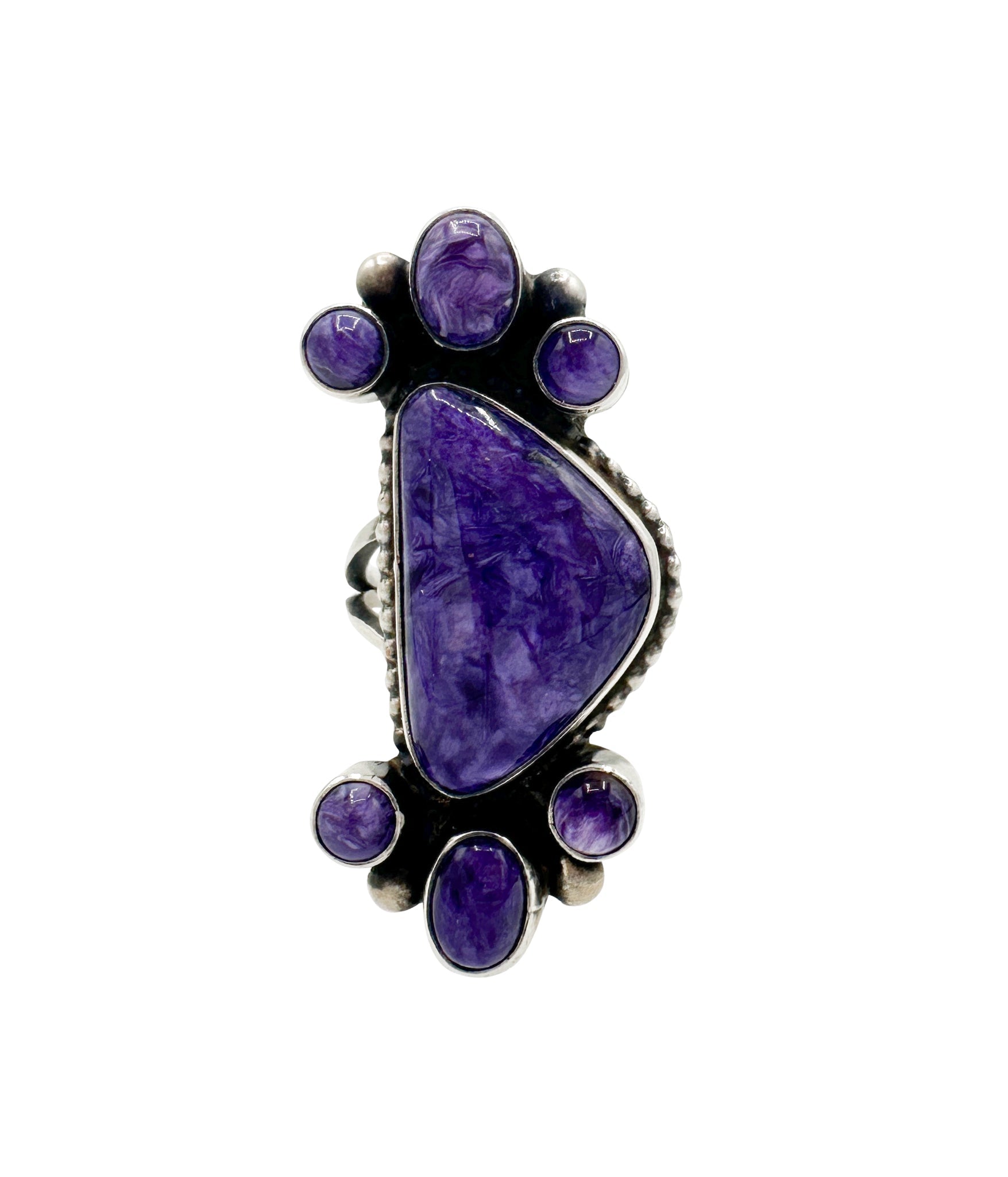 Lapis Cluster Ring - Rural Haze