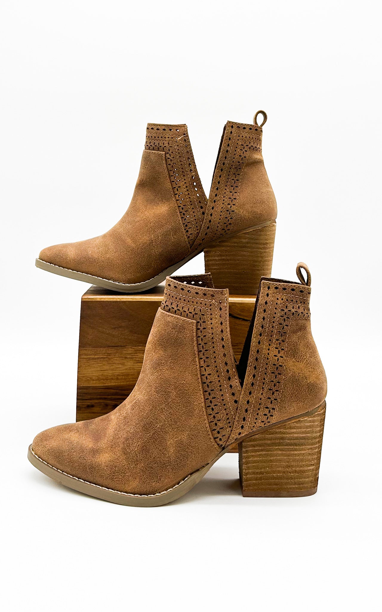 Not Rated Shaina Bootie in Camel