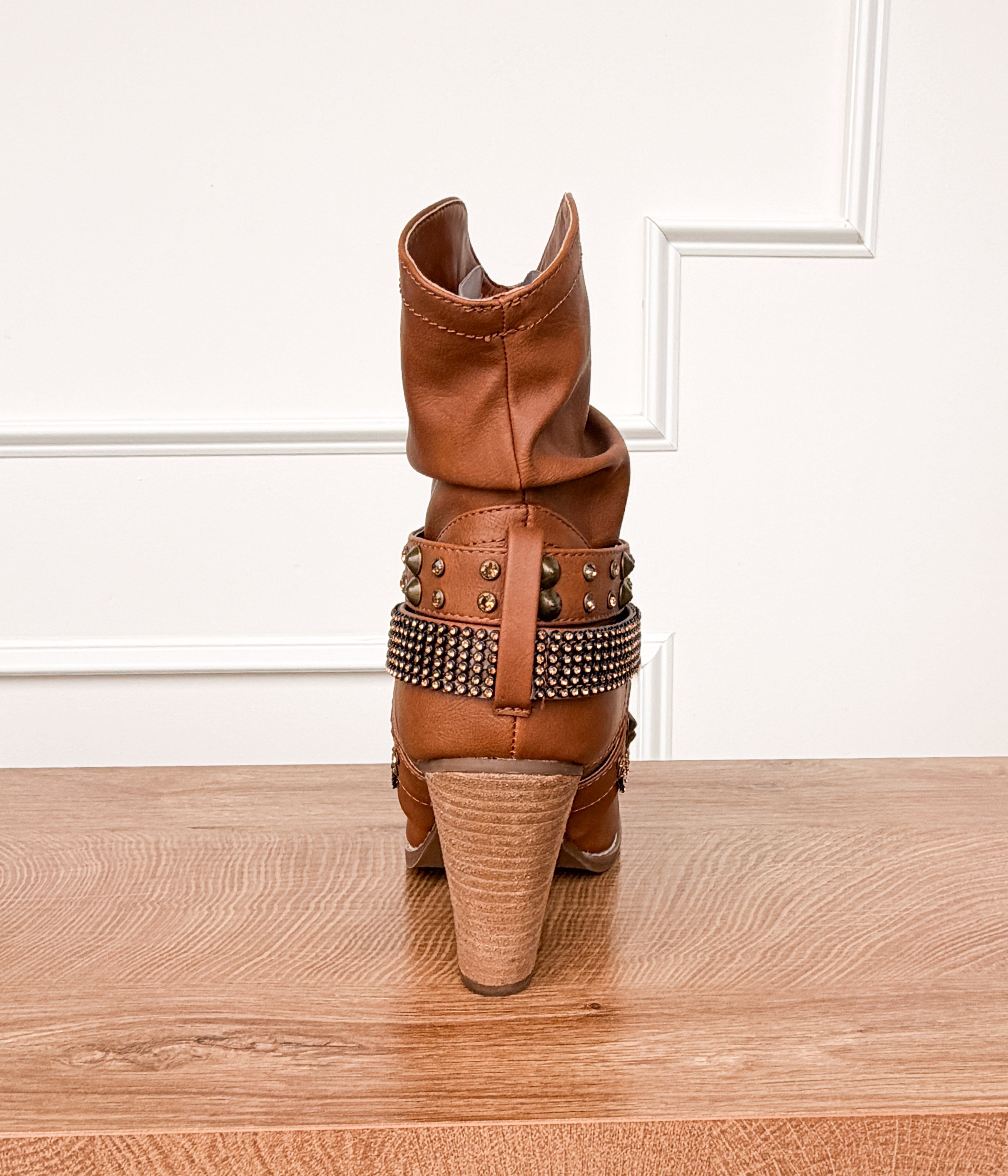 Short Change Booties in Tan - Rural Haze