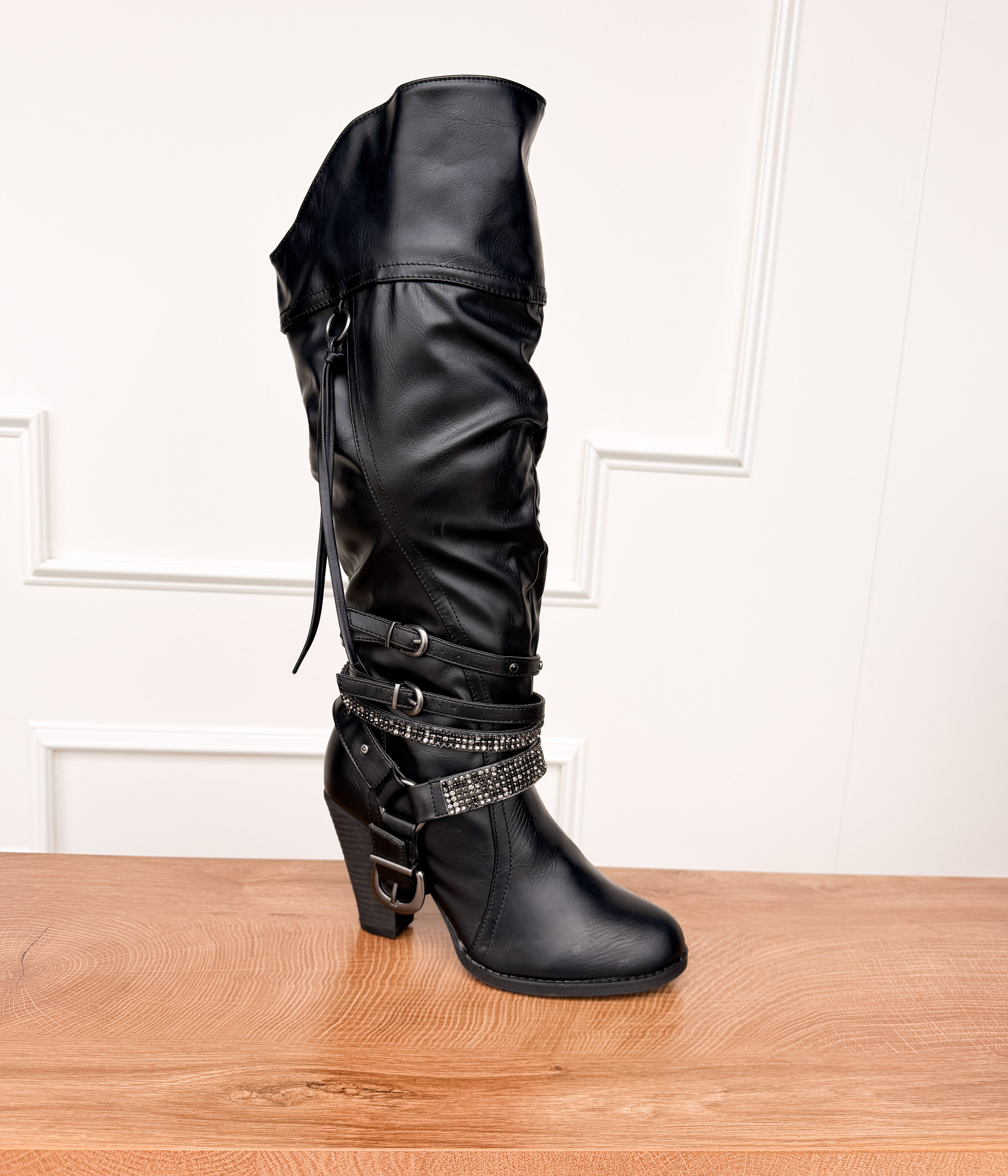 Stacey Boots in Black