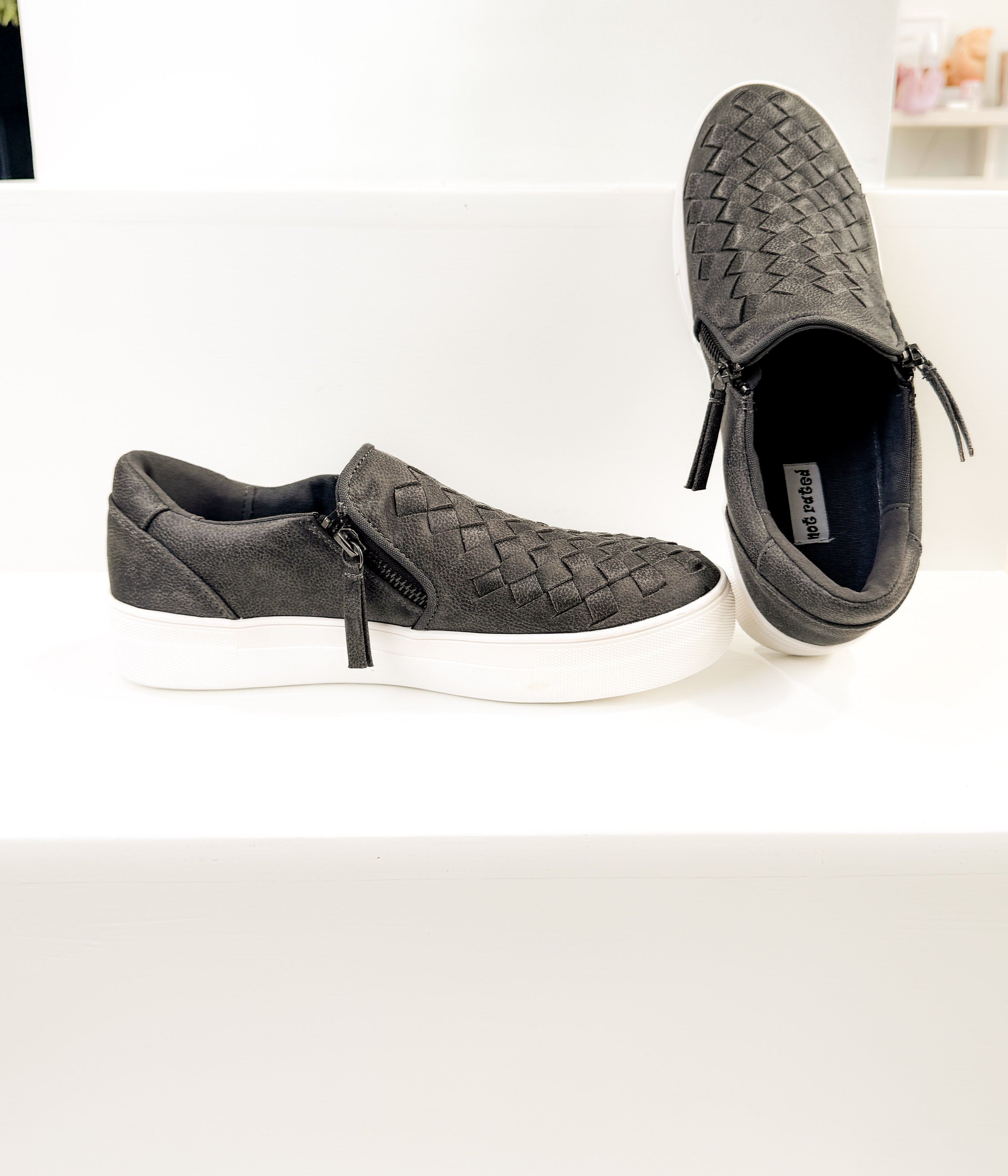 Tiffani Sneaker in Charcoal