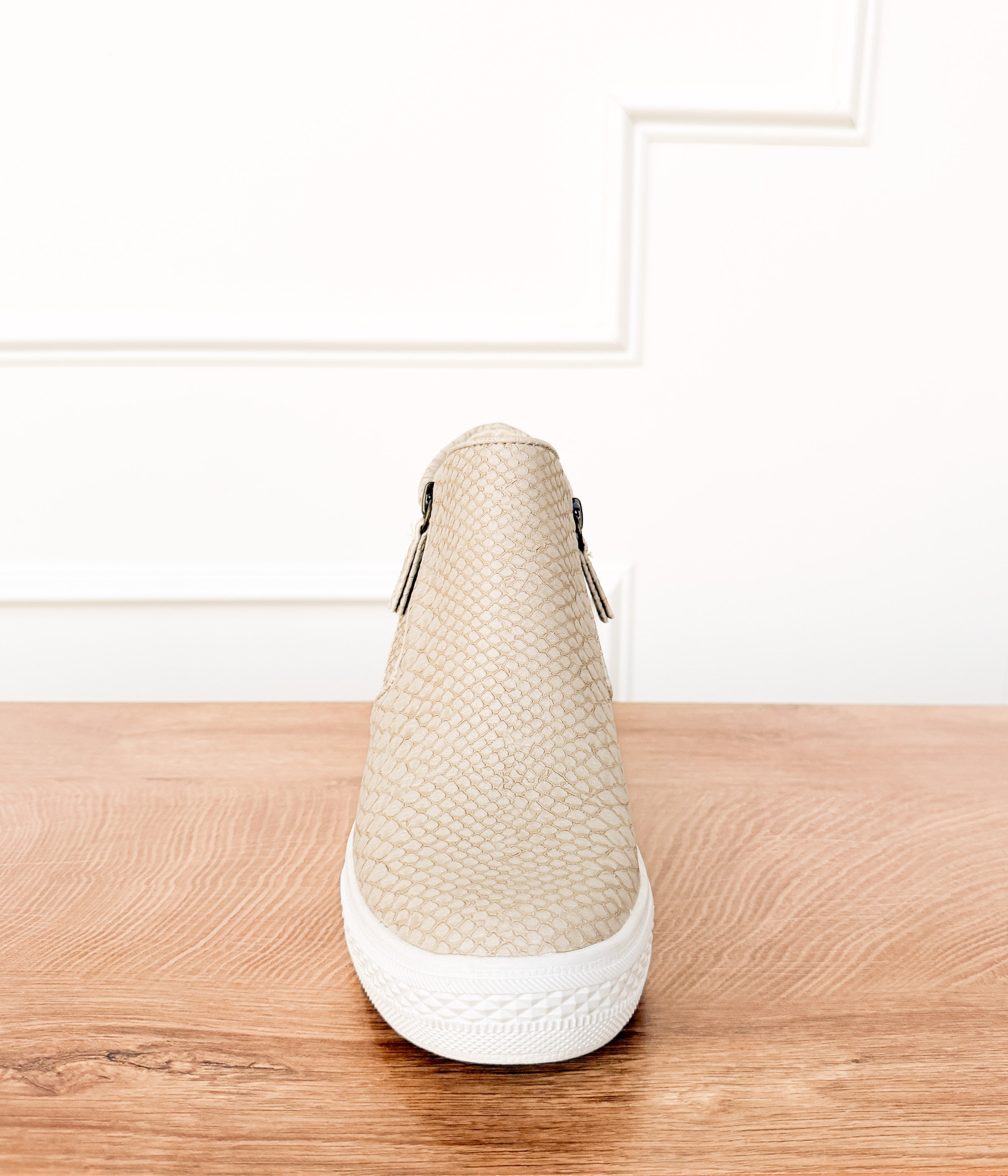 Timmibelle Wedge Sneaker in Cream - Rural Haze
