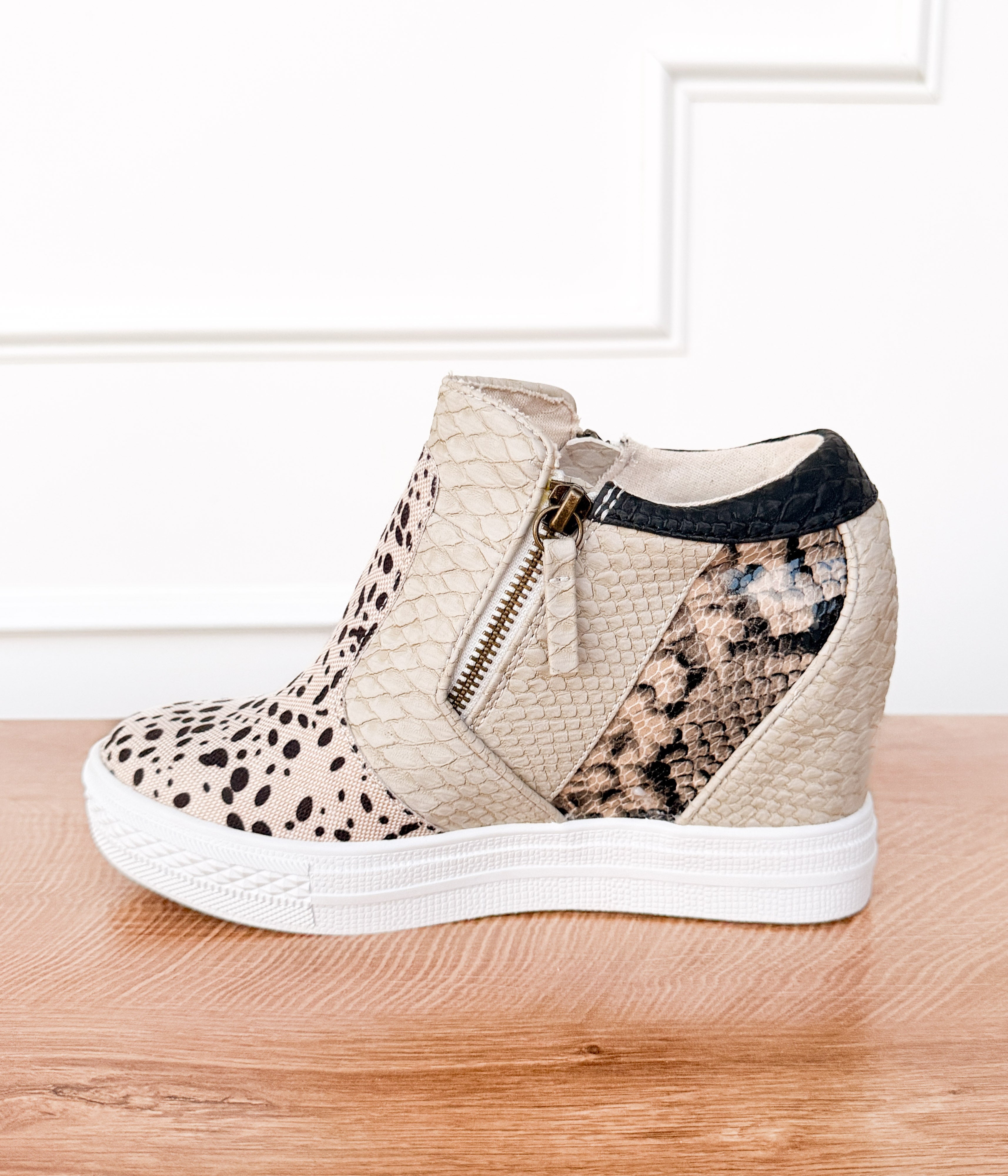 Tinaya Hidden Sneaker Wedge - Rural Haze
