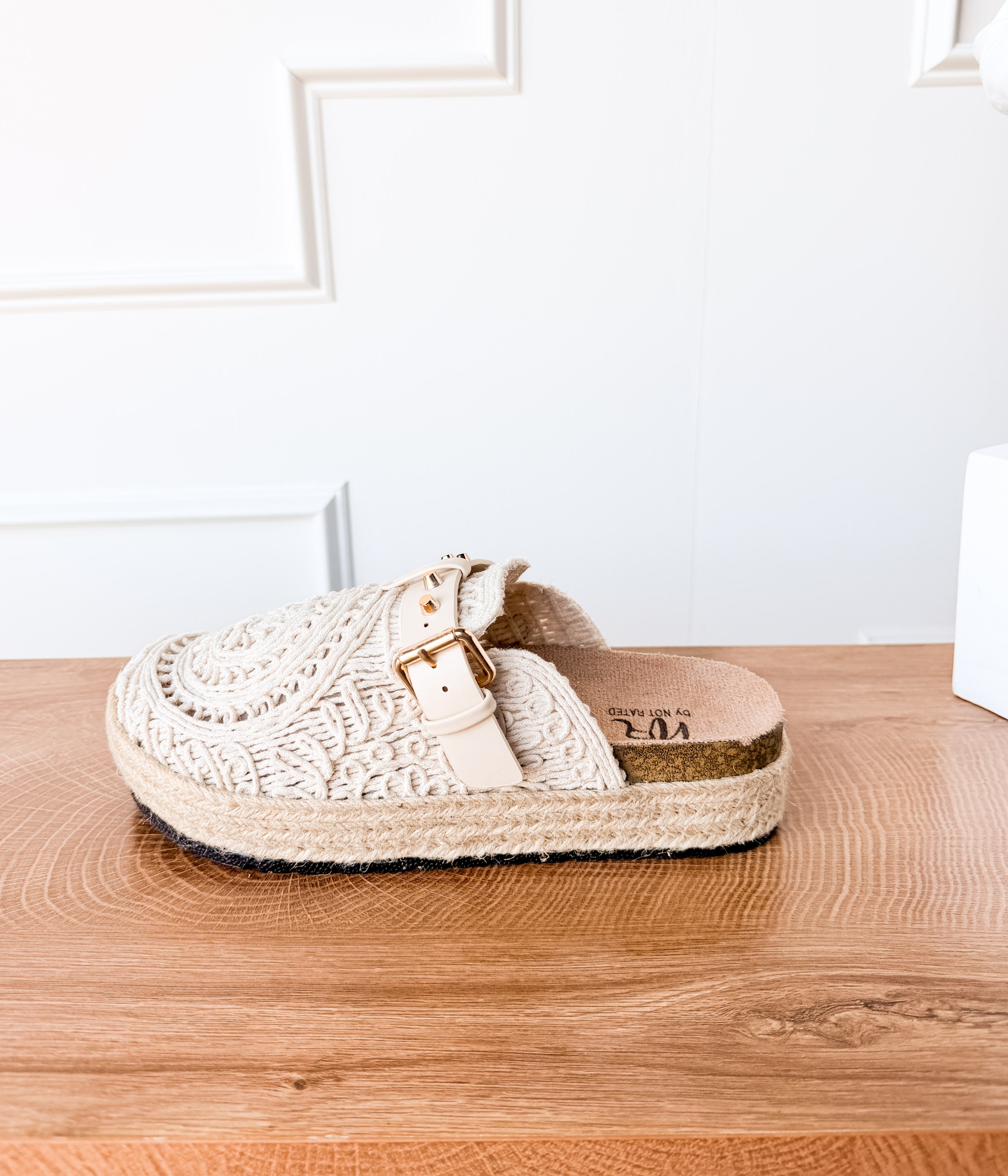 Treads Clogs in White - Rural Haze