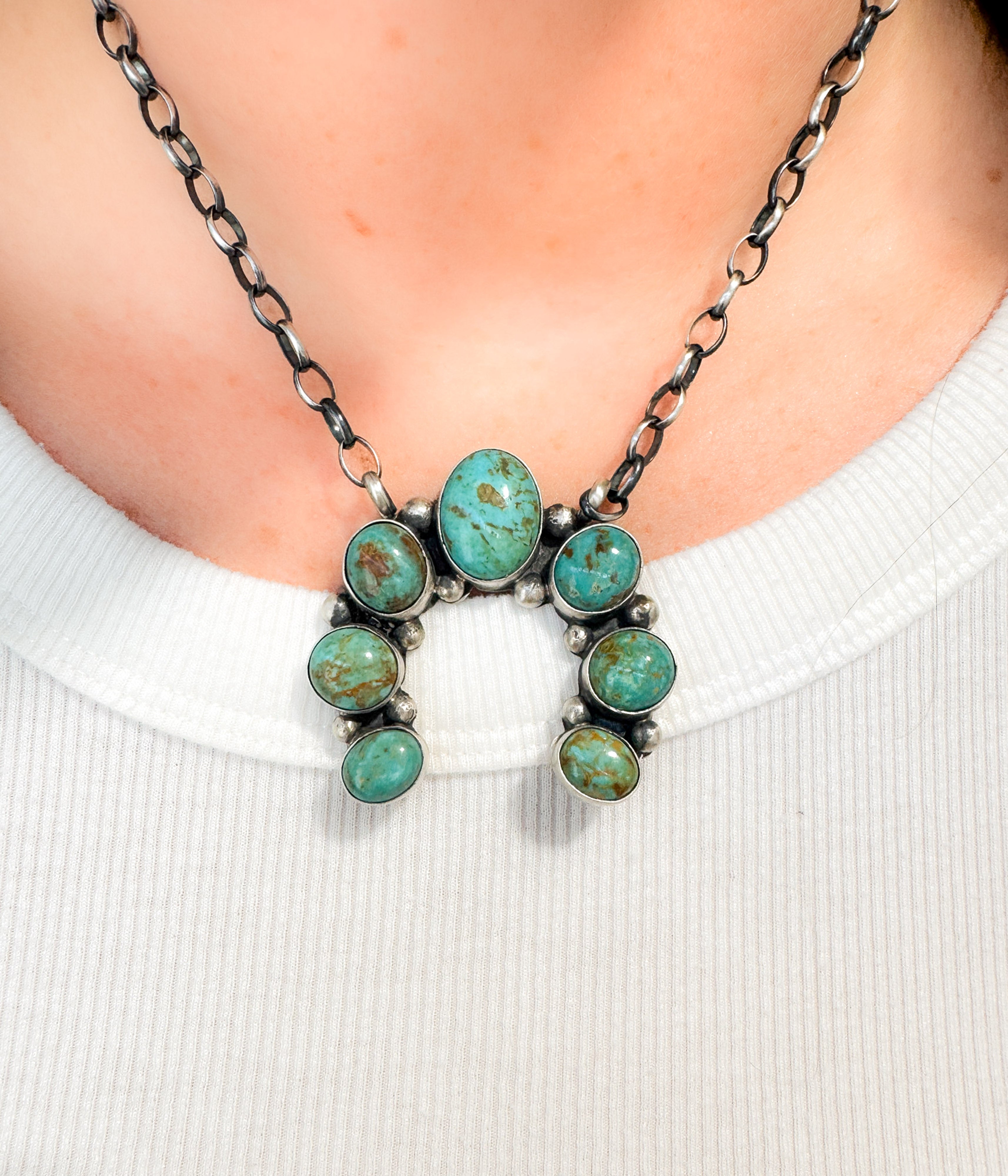 Naja Kingman Turquoise Necklace