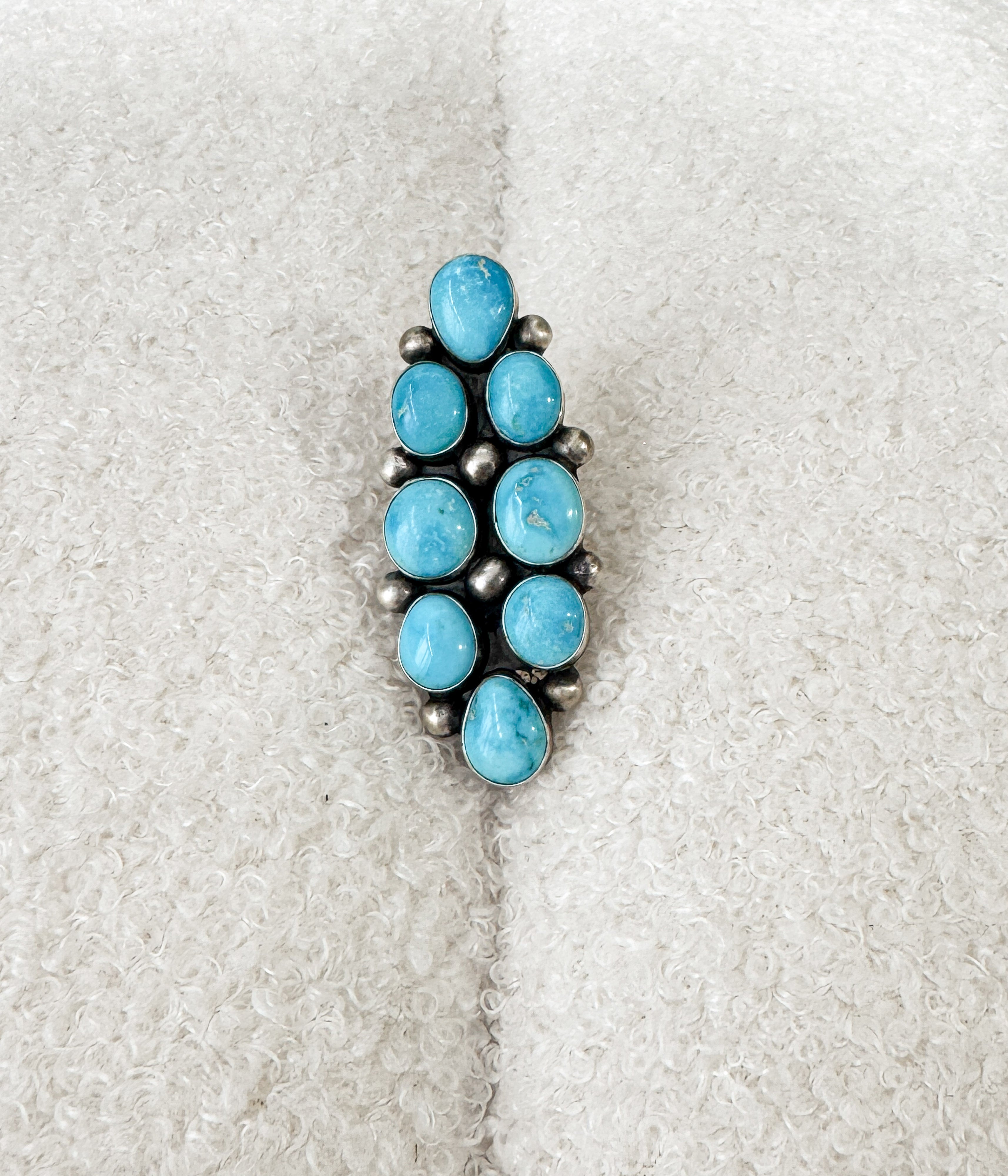 Blue Mesa Adjustable Turquoise Ring - Rural Haze