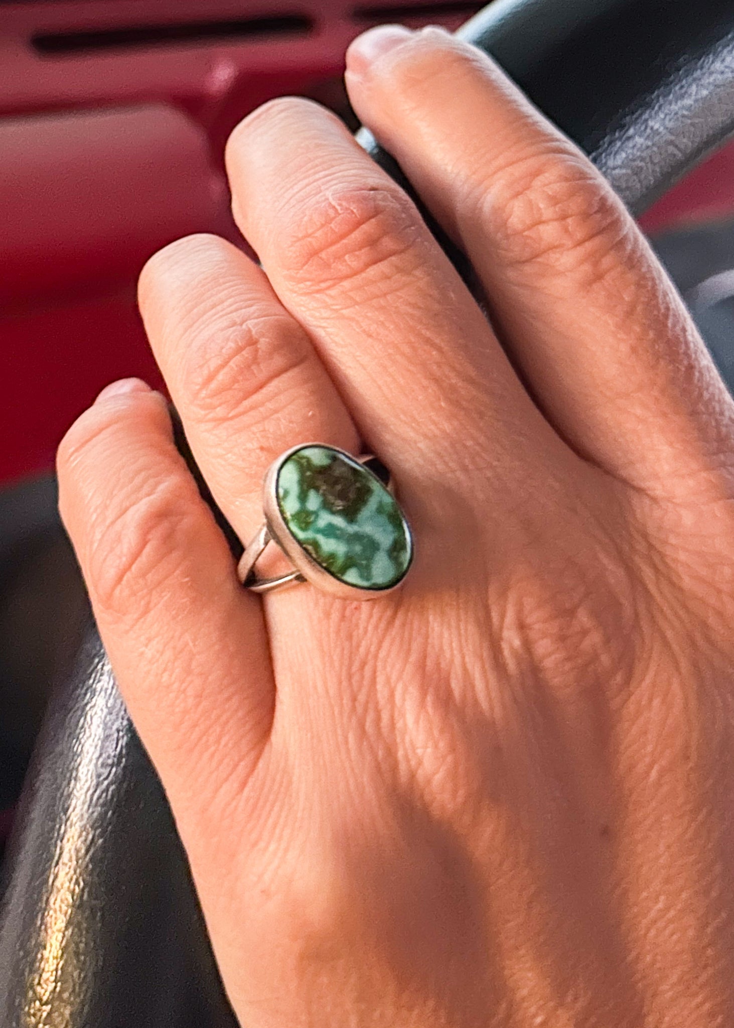 Chama Sonoran Gold Turquoise Ring